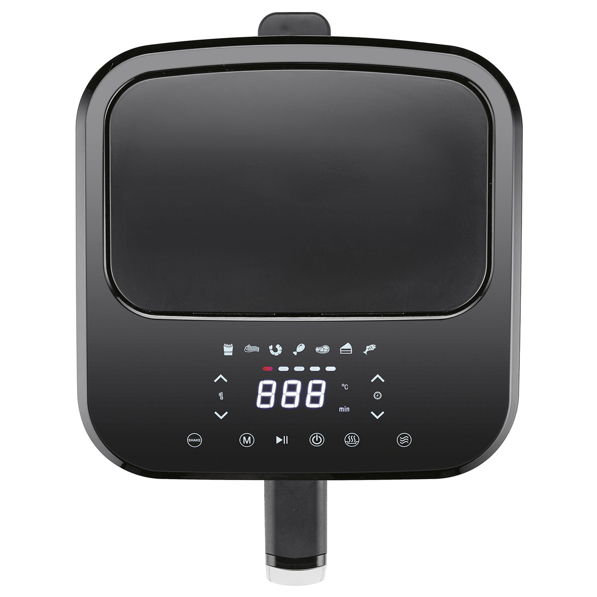 GOURMETmaxx Heißluft-Fritteuse Digital 4l 1400W schwarz mit modernem Touch-Display und vielseitigen Kochprogrammen in kompakter Bauweise.