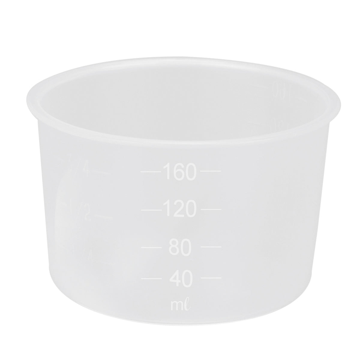 Reiskocher - 1 l inkl. Dampfeinsatz mit transparentem Messbecher und Skala von 40 bis 160 ml