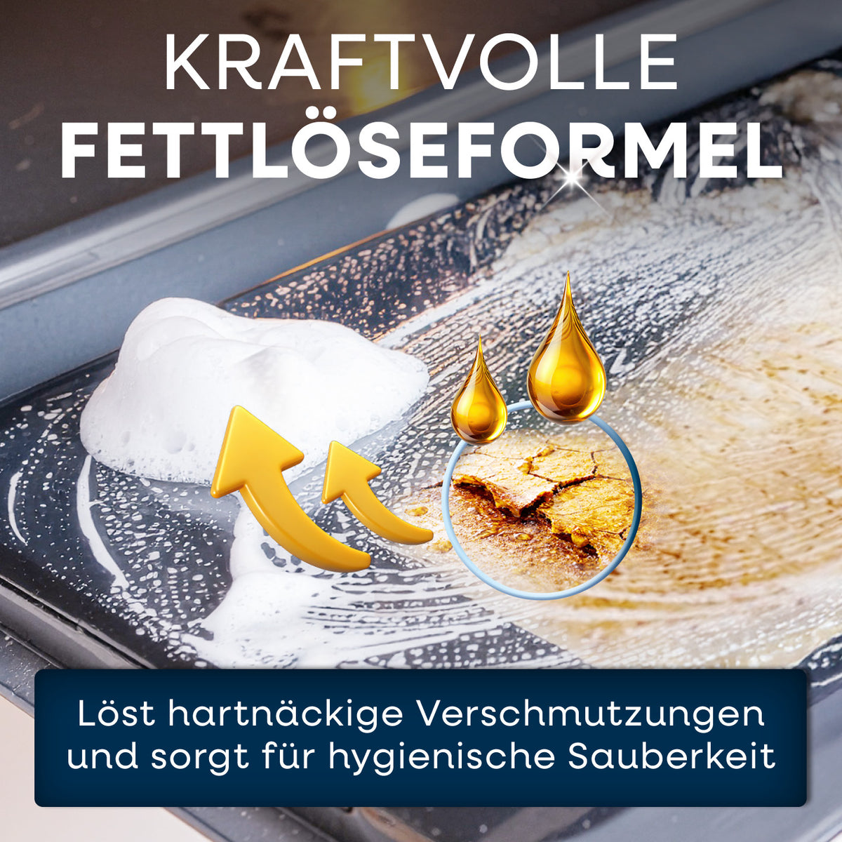 Orangenreiniger - 4 x 500 ml Konzentrat inkl. Sprühflasche entfernt hartnäckiges Fett und sorgt für gründliche, hygienische Reinigung.