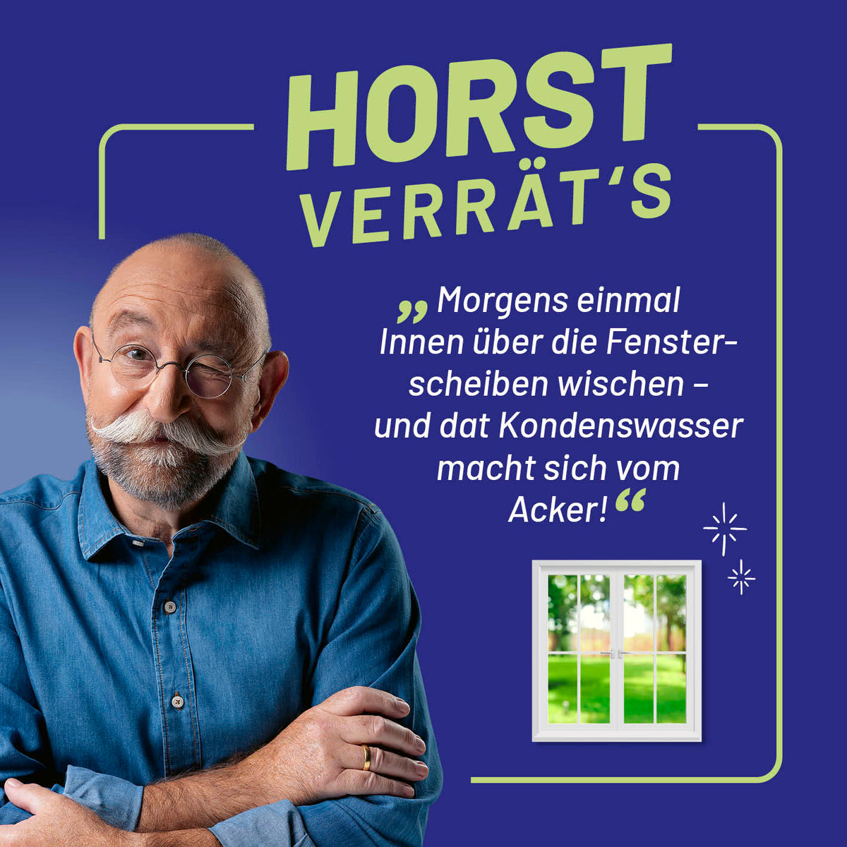 Wundertuch mit Horst Lichter und Tipp zum Fensterputzen gegen Kondenswasser