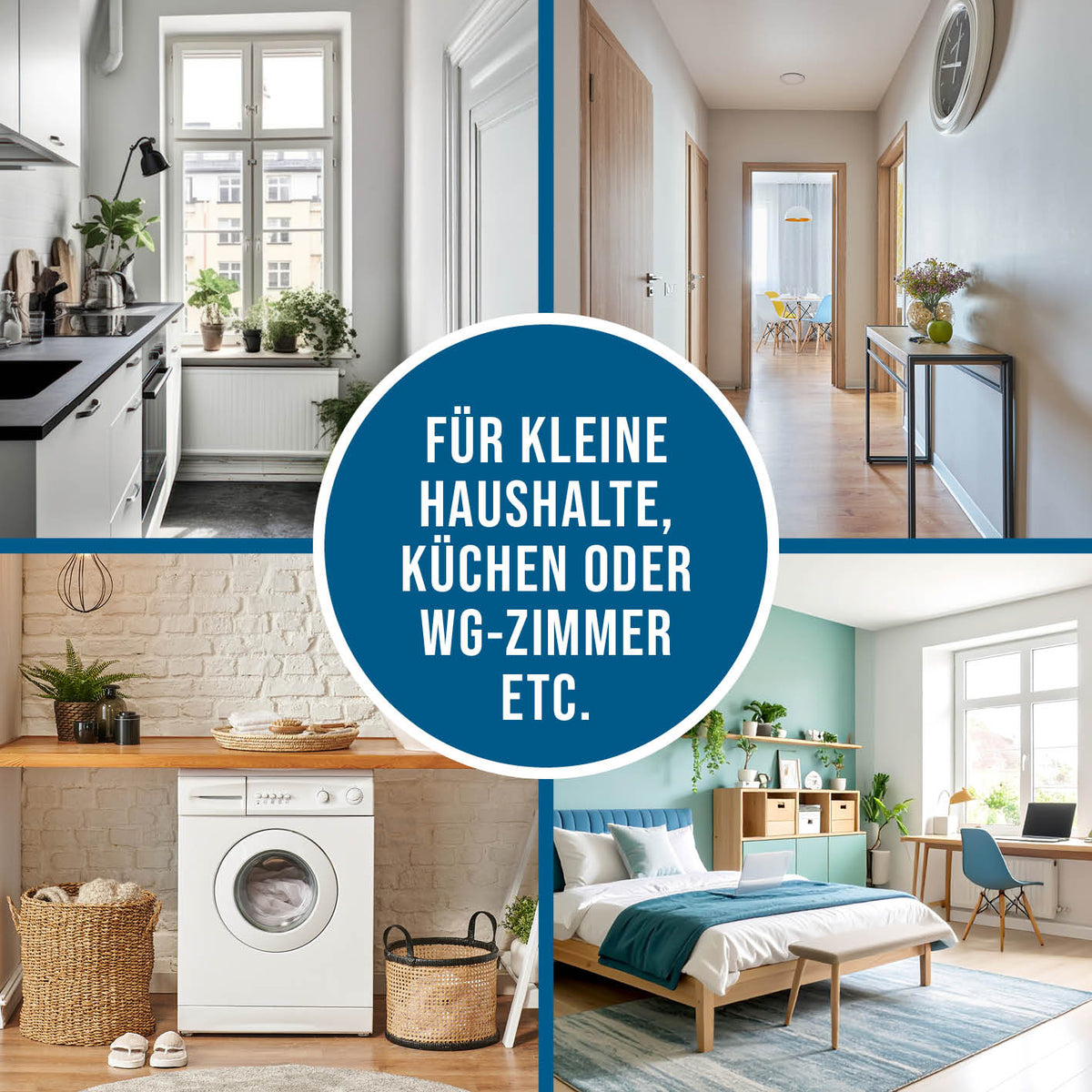 Pfandflaschen-Sammelbehälter mit Doppeleinwurf für kleine Haushalte in Küche Flur und WG-Zimmer