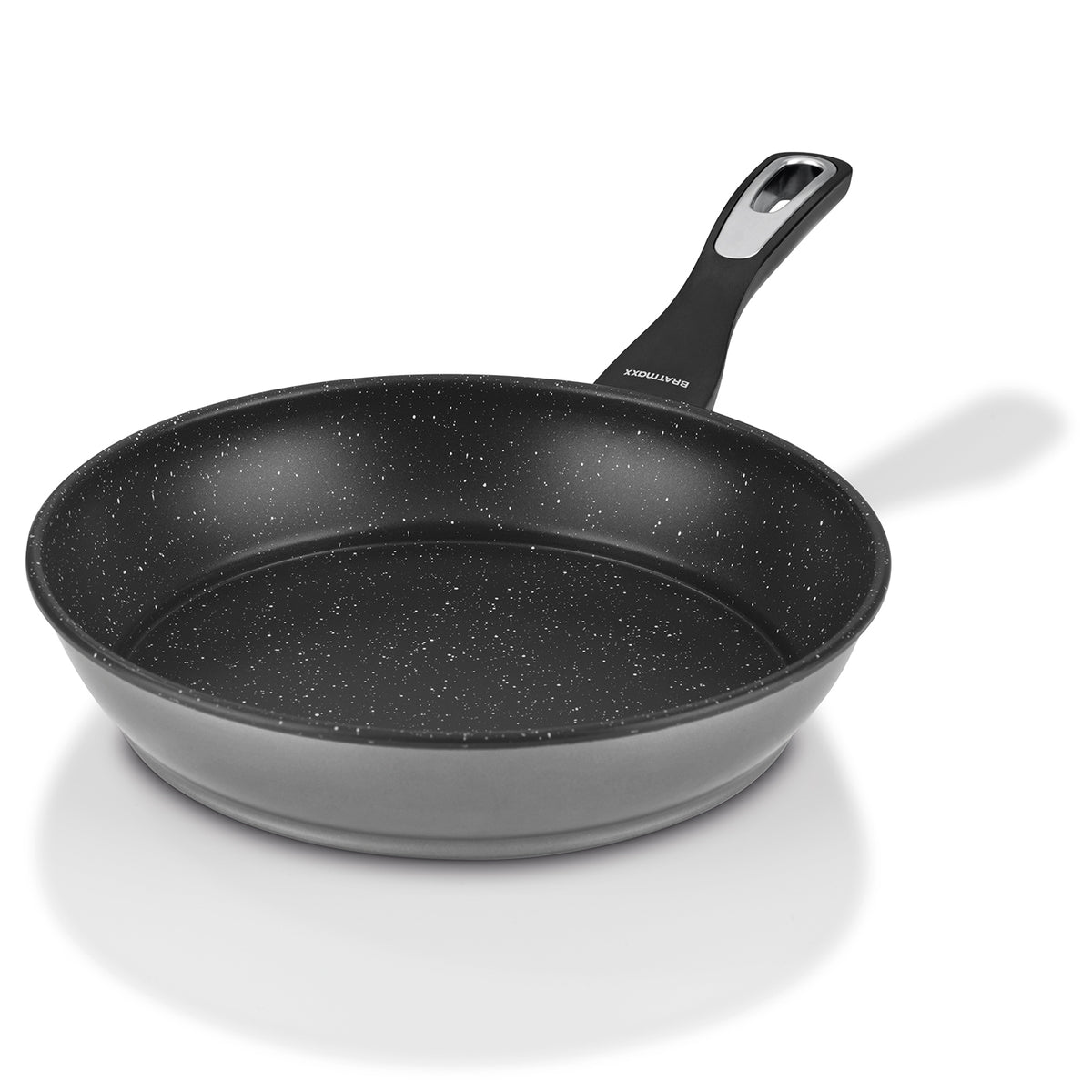 Keramik-Pfanne - 28 cm mit 2-facher Keramikbeschichtung, kratzunempfindlich und Cool-Touch-Griff für gesundes Braten.