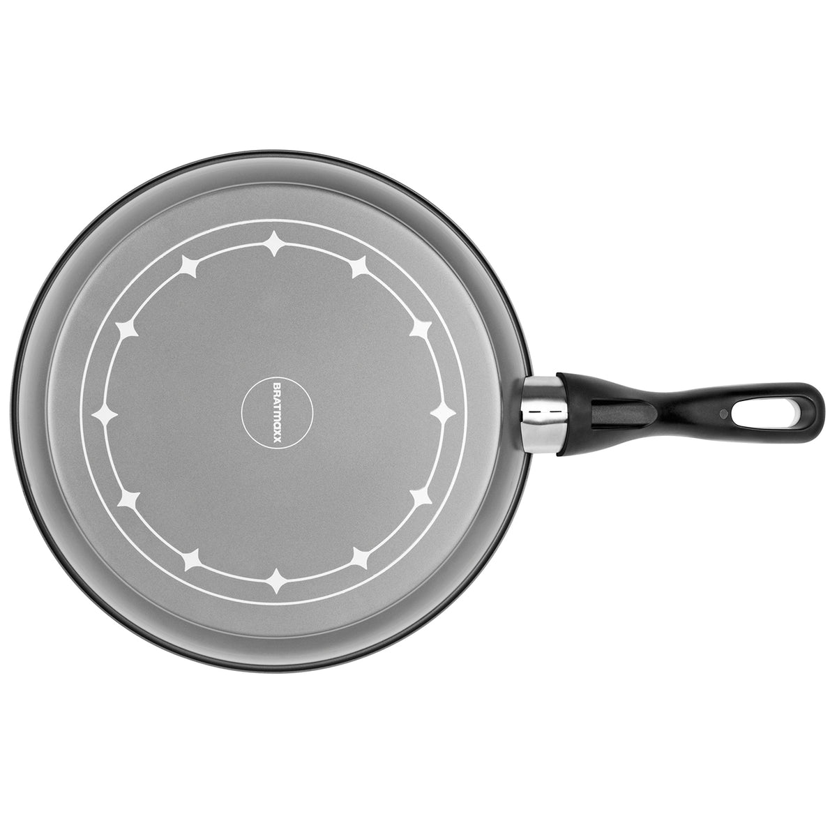 Keramik-Pfanne - 28 cm mit 2-facher Keramikbeschichtung, kratzfest, Abperleffekt und Cool-Touch-Griff mit Edelstahleinsatz.
