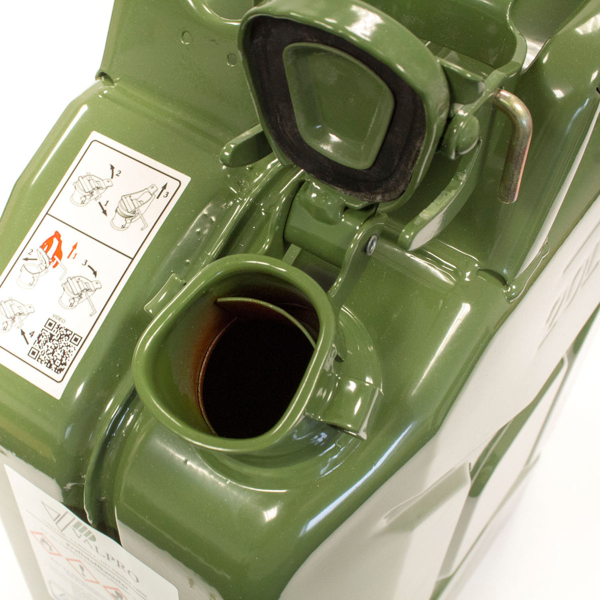Ersatzdichtung für Metall-Kraftstoffkanister - 10er Set, passend für 5, 10 und 20 Liter Kanister, kraftstoffbeständig, Bundeswehr-Kanister geeignet.