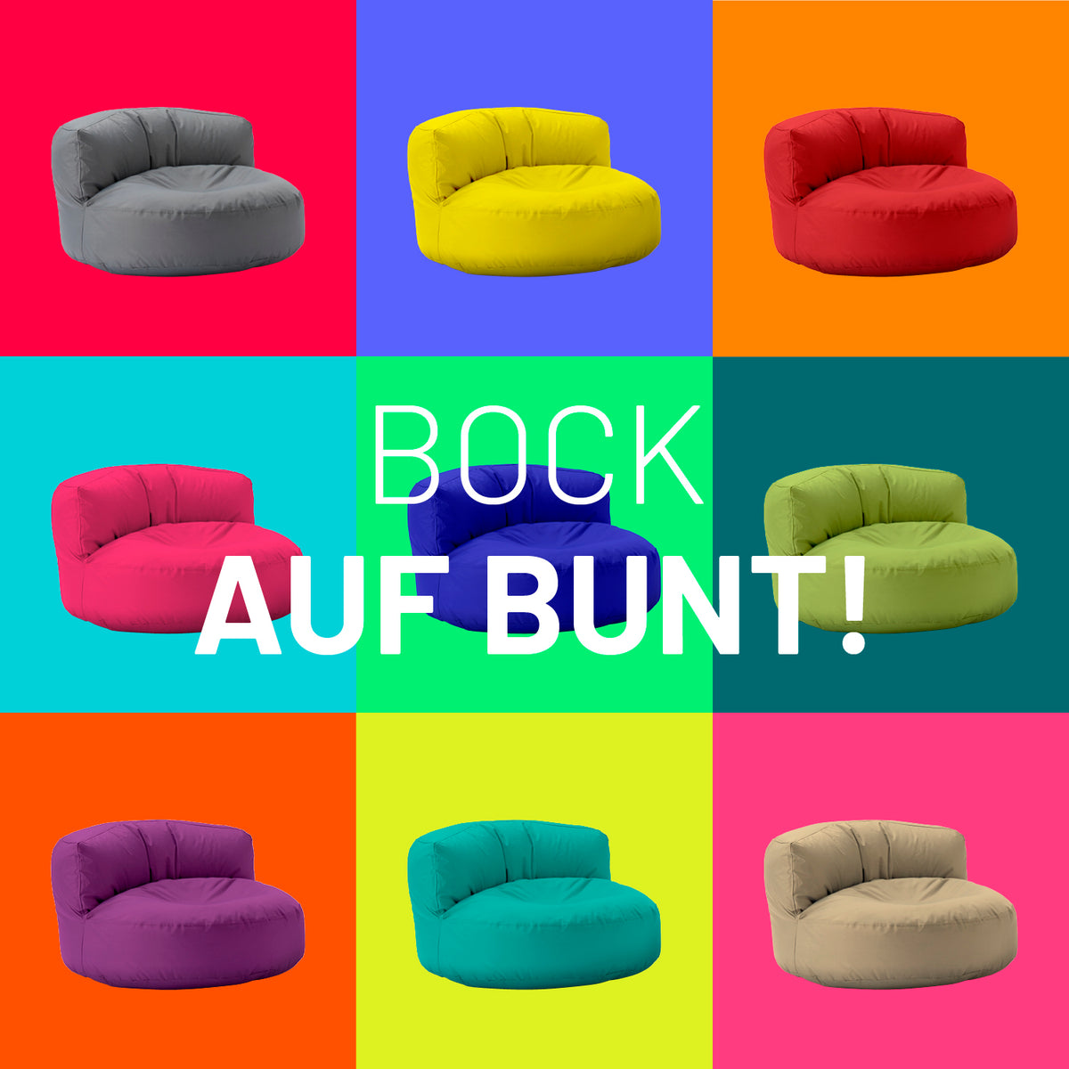 Sitzsack Lounge (320 L) Dunkelblau, moderner und gemütlicher Sitzsack für drinnen und draußen, langlebig und pflegeleicht.