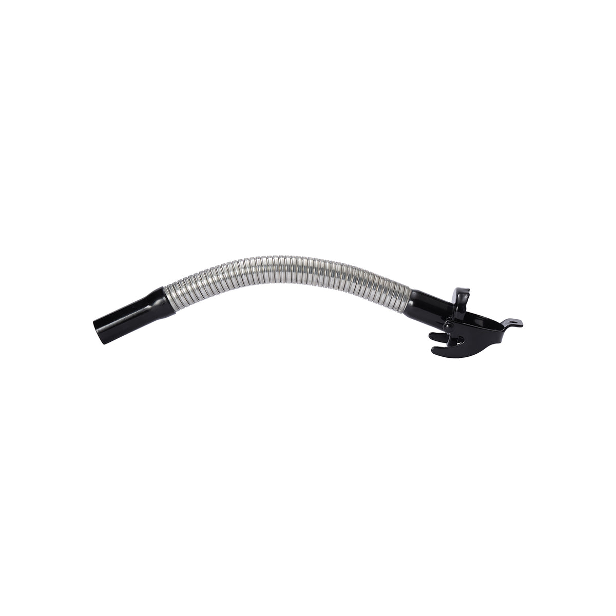 Flexibler Ausgießer für Diesel für Metall-Kraftstoffkanister - Schwarz, 38 cm lang, mit Entlüftungskanal und internem Filter.
