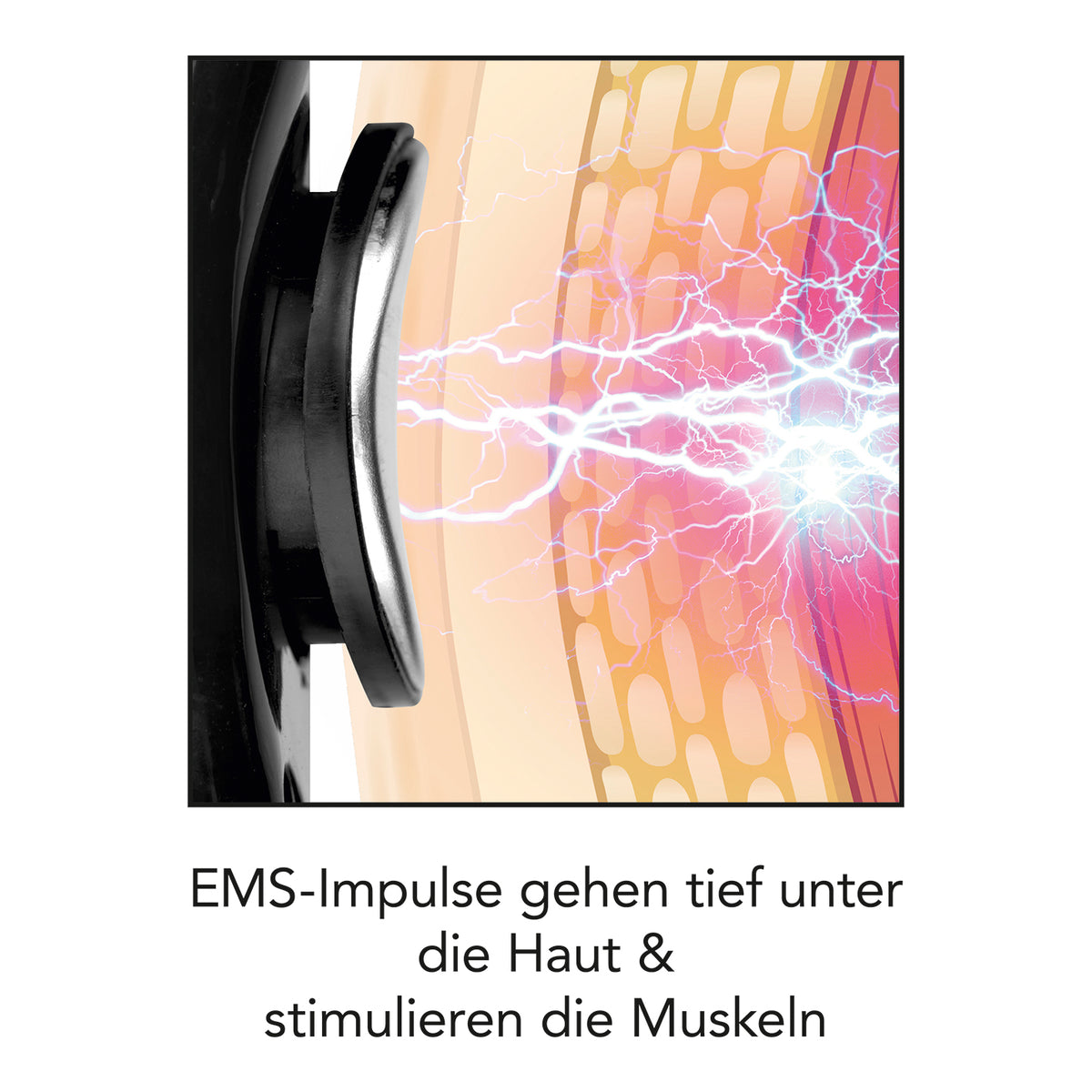Nacken-Massagegerät EMS weiß/schwarz mit 16 Intensitätsstufen, stimuliert Muskeln durch tiefe EMS-Impulse für entspannte Nackenmuskulatur.