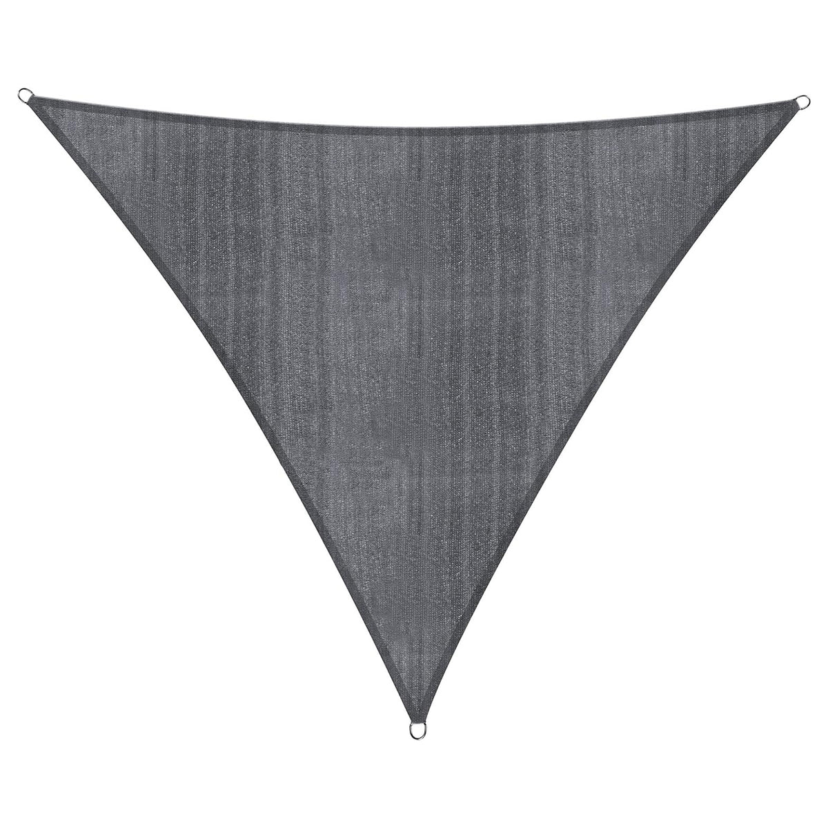 Sonnensegel 100% HDPE - Dreieck 3 x 3 Meter - dunkelgrau, wetterfest, UV-beständig, luftdurchlässig und vielseitig einsetzbar.