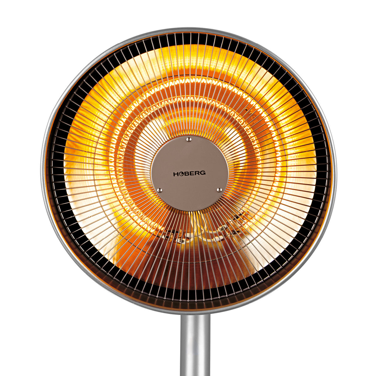 Infrarot-Heizstrahler mit Standfuß und Carbon-Infrarot-Technologie, inkl. Fernbedienung, 3 Heizstufen, warm und geruchlos.