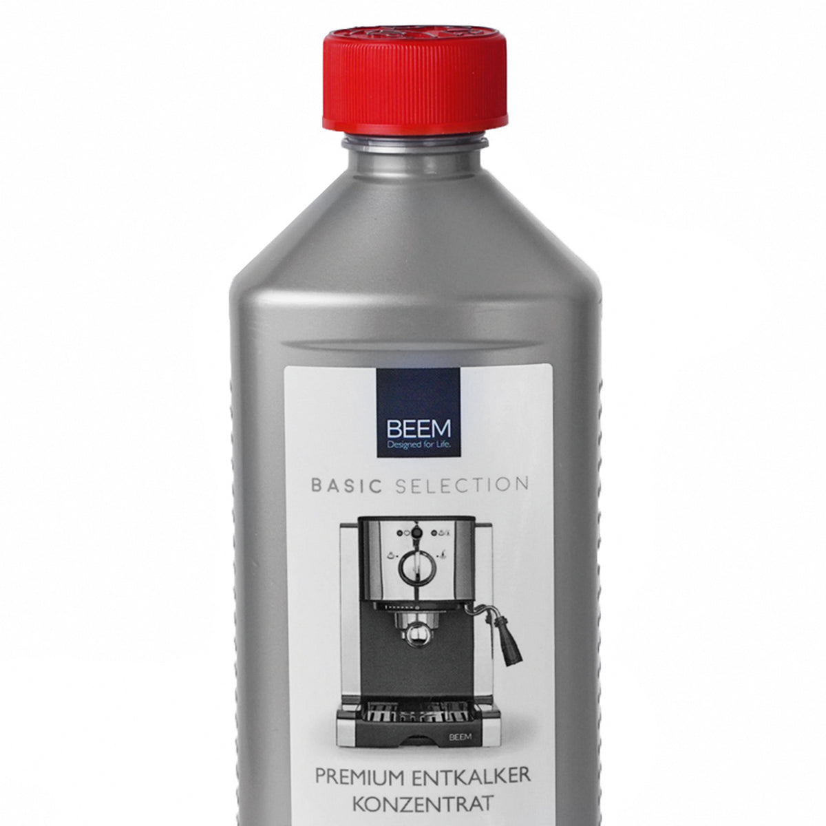 Entkalkerkonzentrat Premium 500ml zur effektiven Reinigung und Entkalkung aller Kaffeemaschinen in praktischer Flasche.