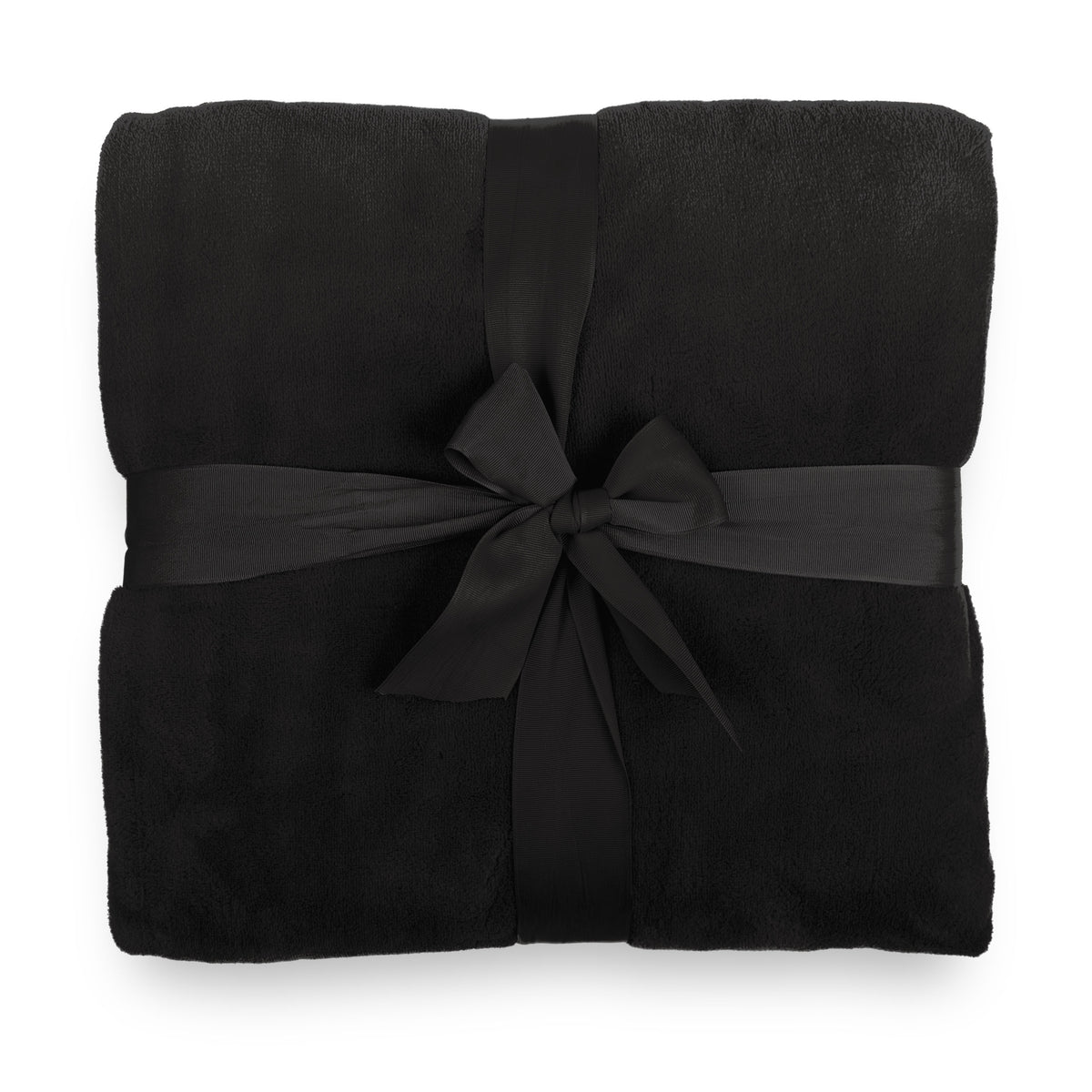 Wohndecke Kuscheldecke aus weichem Coral Fleece 220 x 240 cm schwarz, angenehm, flauschig, pflegeleicht, Lumaland Produkt