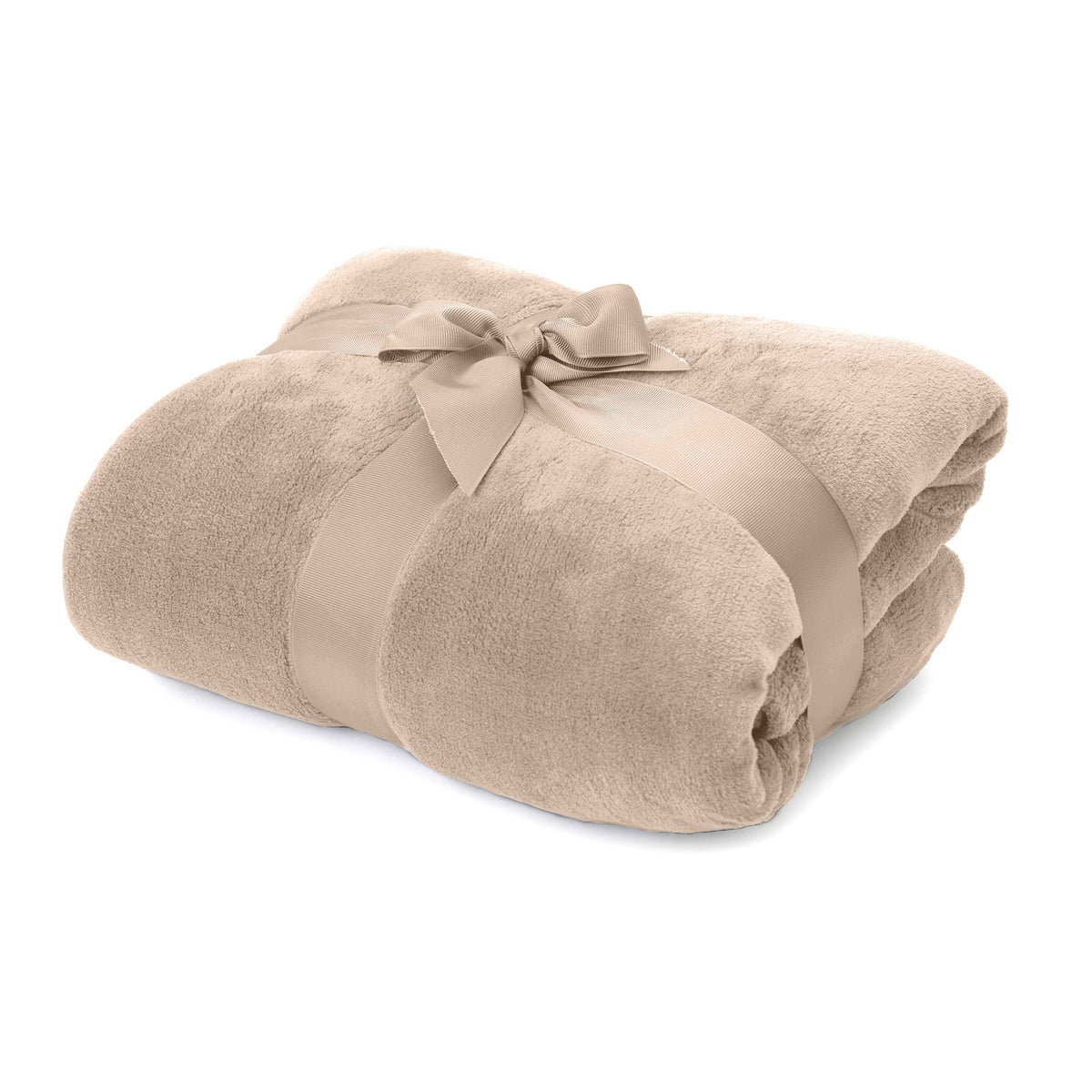 Kuscheldecke - 220x240 cm - Sofadecke & Tagesdecke - Hellrosa aus weichem Coral-Fleece, ideal als Tagesdecke oder Kuscheldecke.