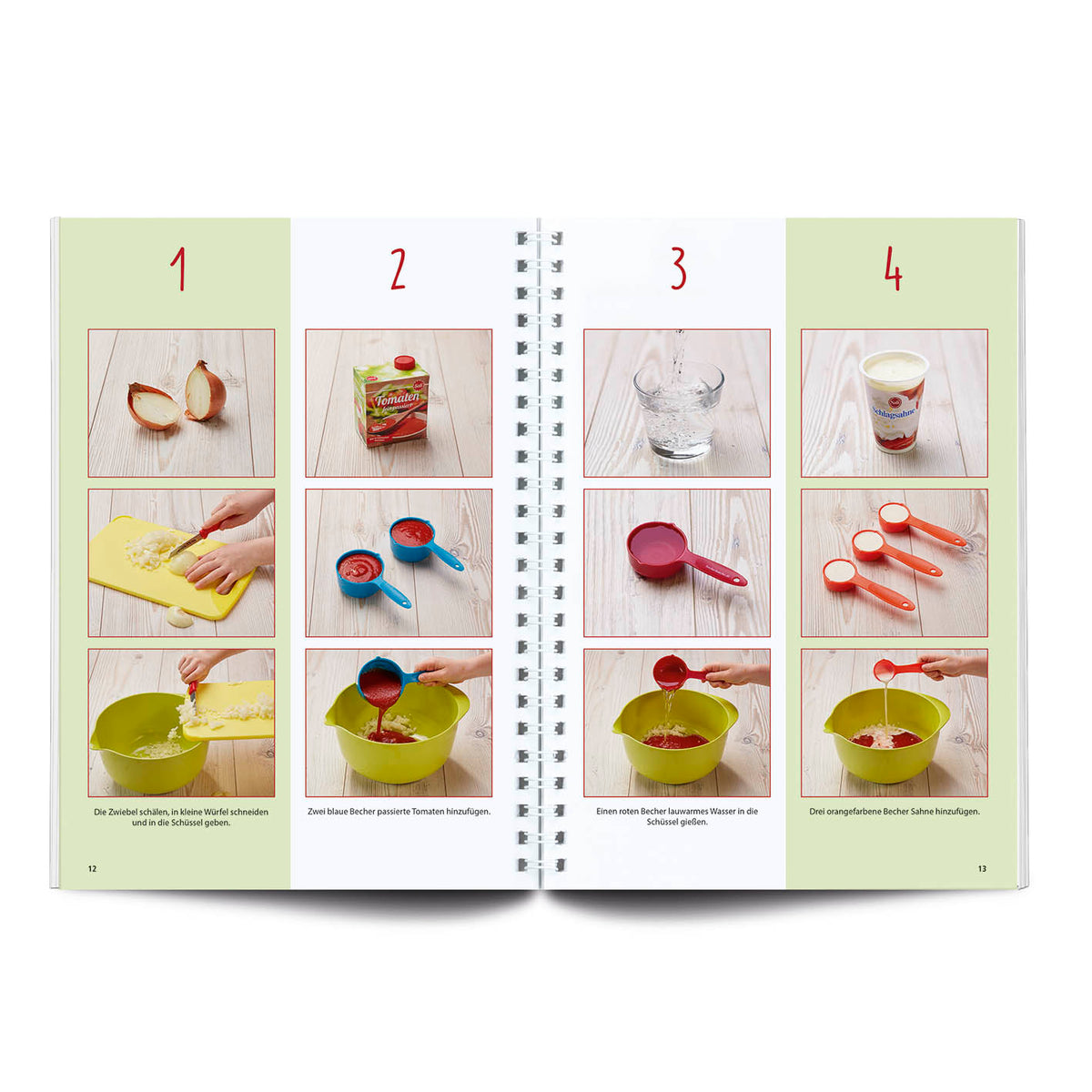 Rezeptbuch (Ergänzungsexemplar ohne Messbecher) - Band 5 zeigt Schritt-für-Schritt Ofen-Rezepte für die ganze Familie in DIN-A5 Format.