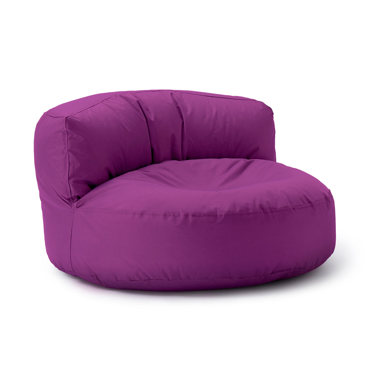Sitzsack Lounge (320 L) in Lila, gemütlich und modern, für drinnen & draußen, pflegeleicht mit EPS-Perlenfüllung und verdecktem Reißverschluss.