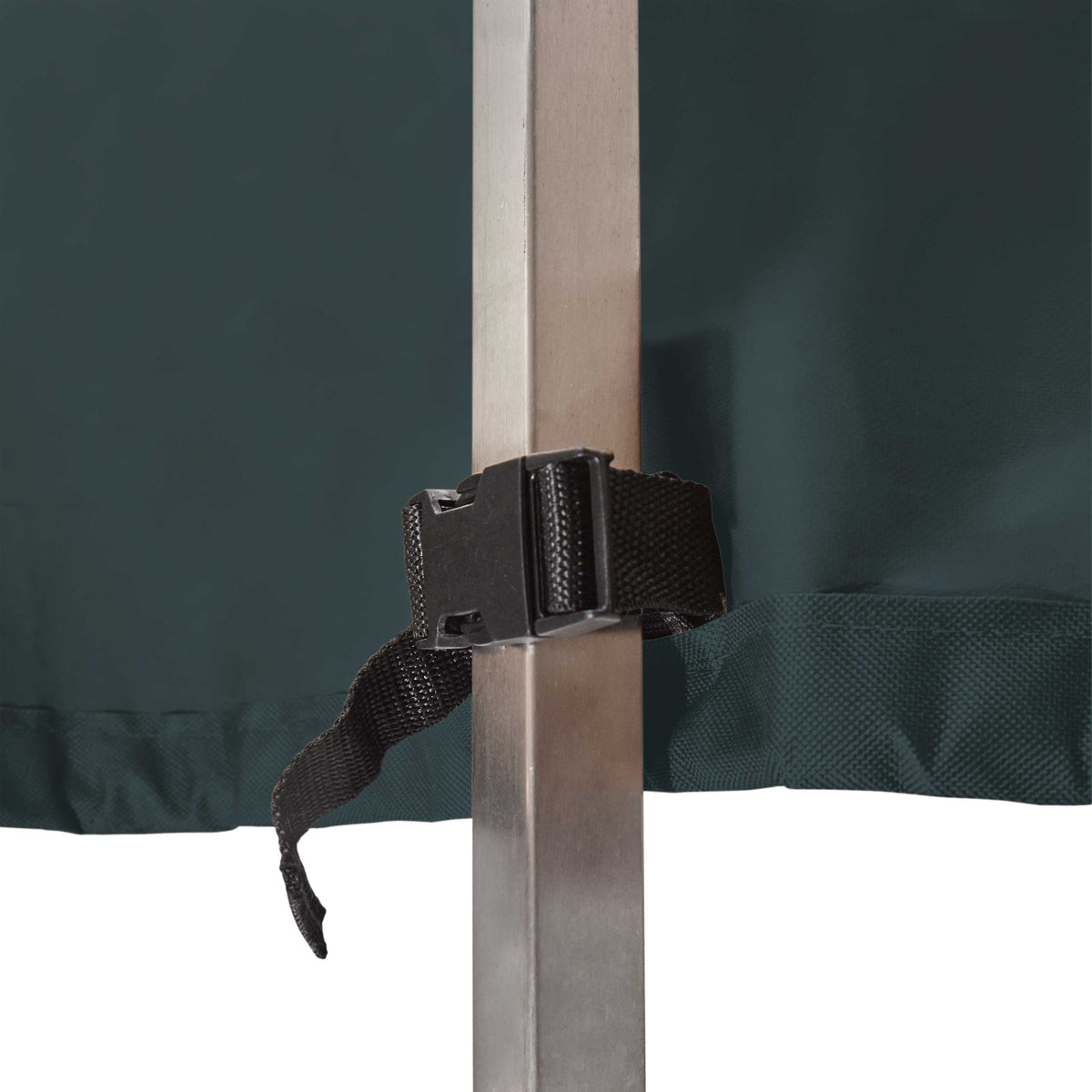Gartenmöbelabdeckung Grill Abdeckhaube 165 x 63 x 125 cm in Grün/Grau mit verstellbarem Befestigungsriemen aus robustem Oxford 600D Gewebe.