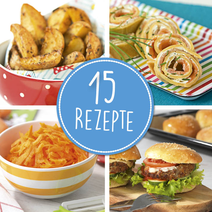 Rezeptbuch inkl. Messbecher-Set - Band 5 - Ofen-Rezepte für die ganze Familie (DIN-A5) mit 15 herzhaften Gerichten für Kinder.