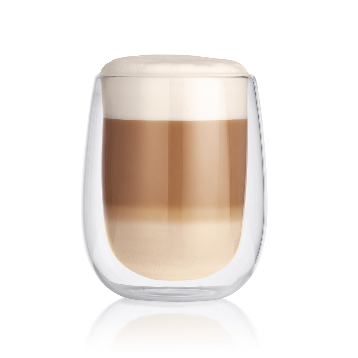 Thermoglas Set 4-tlg. - doppelwandiges Borosilikatglas mit Cappuccino und Latte Macchiato Gläsern, wärmeisolierend und robust.