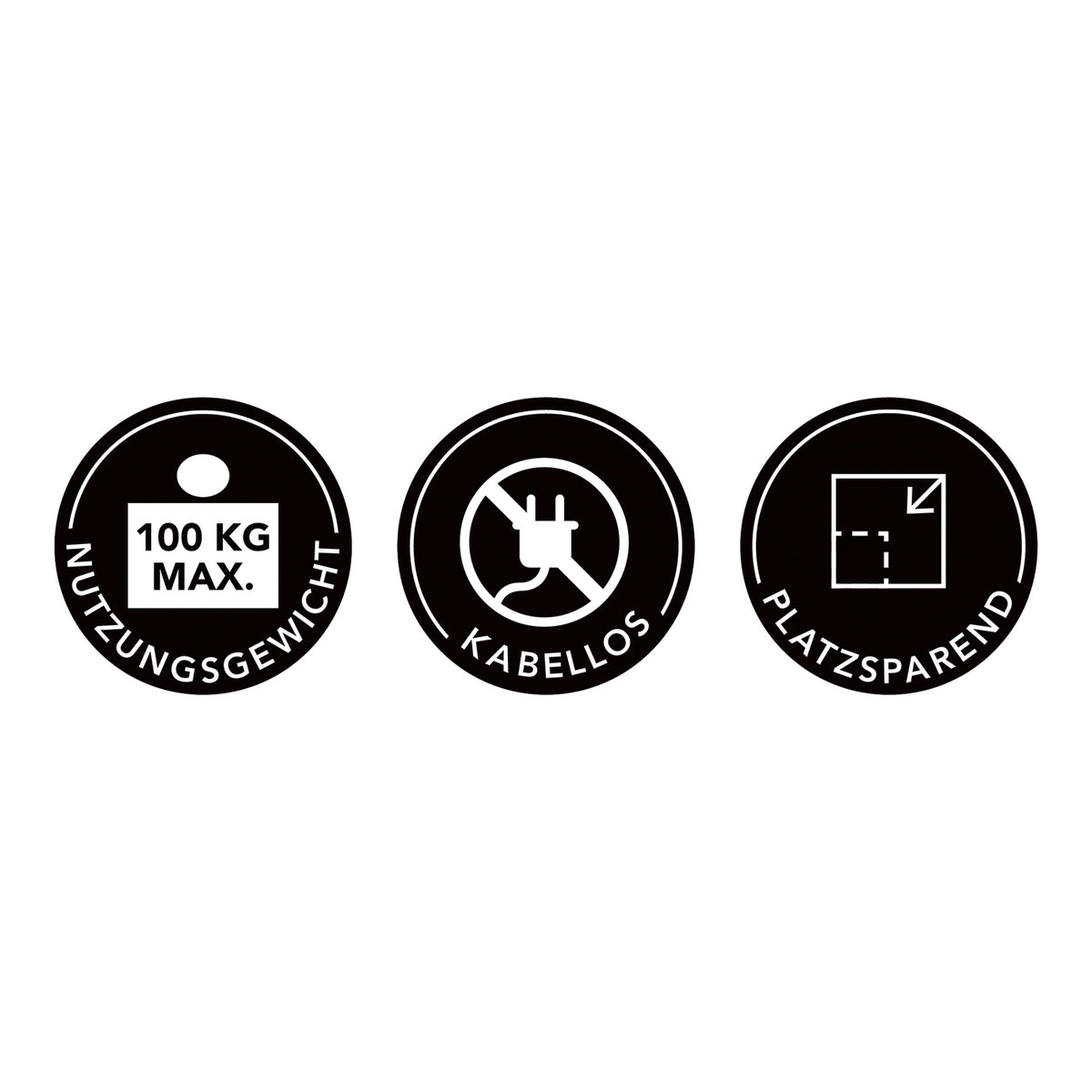 Ellipsentrainer - 8 Stufen für individuelles Trainingsniveau, kabellos, platzsparend, mit max. Nutzungsgewicht 100 kg.