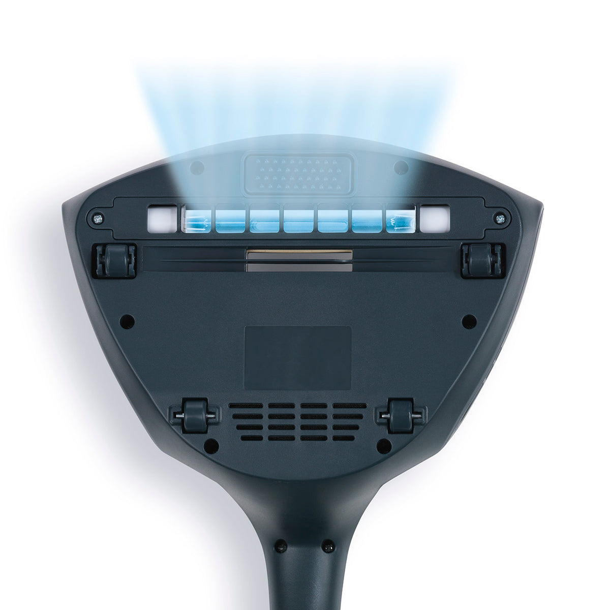 Milbensauger in der Nordic Night Edition mit UV-C-Licht zur Desinfektion und Absaugung von Milben auf Matratzen und Bettwaren.