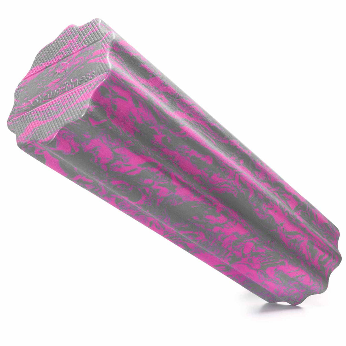 Faszienrolle "Anila" eckig 45x15 cm Pink/Grau, EVA Schaumstoff, mittlere Härte, für effektive Faszienmassage und Training.