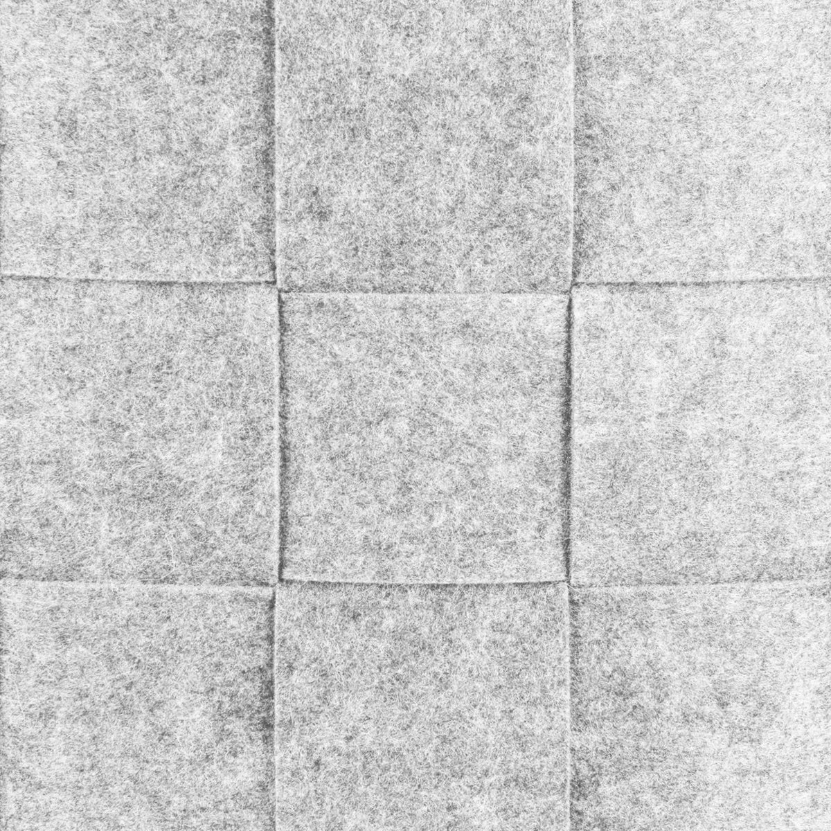 Filz-Aufbewahrungstasche L - 40 x 30 x 30 cm - Hellgrau mit strapazierfähigem Filz und stabilem Tragegriff im modernen Scandi Style.