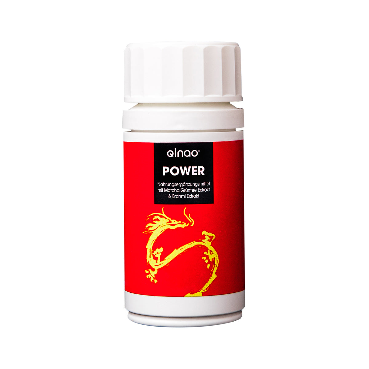 Nahrungsergänzungsmittel POWER - 90 Tabletten mit Matcha Grüntee-Extrakt und Brahmi, vegan, zuckerfrei, glutenfrei, koffeinhaltig.