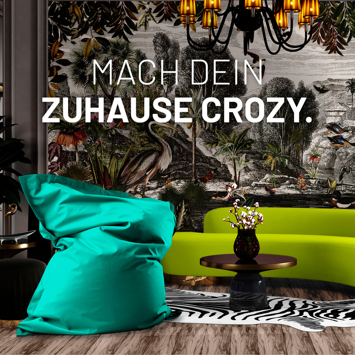 Sitzsack Classic XXL (380 L) in Türkis, gemütlich und vielseitig für drinnen und draußen, pflegeleicht mit verdecktem Reißverschluss.