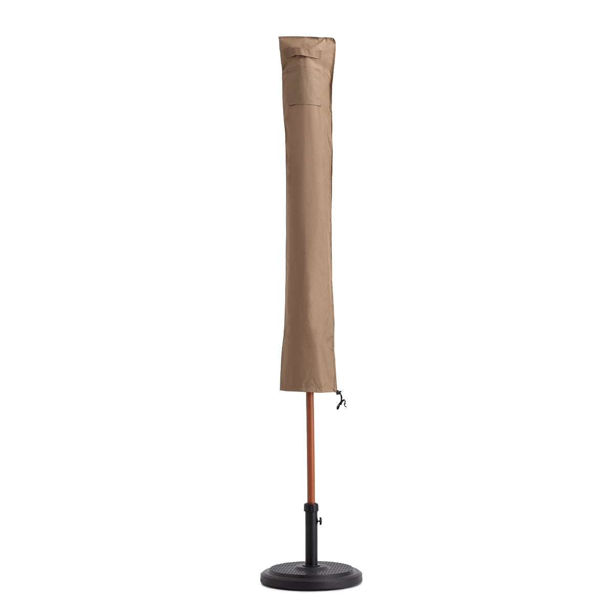 Abdeckung für Sonnenschirm - 170 x 27,5/33,5 cm - beige, wasserdichte Schutzhülle aus robustem Oxford 600D Gewebe, ideal für Gartenschirme.