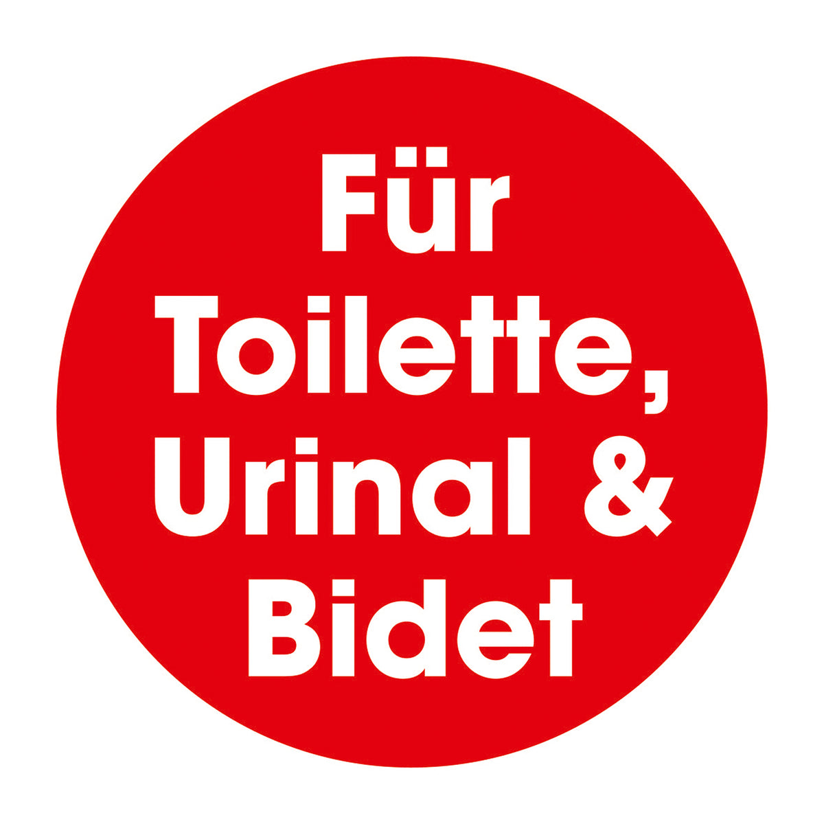 WC Intensiv-Schaum selbstreinigender Kraftschaum für Toilette, Urinal und Bidet zur gründlichen Reinigung bis unter den Rand.