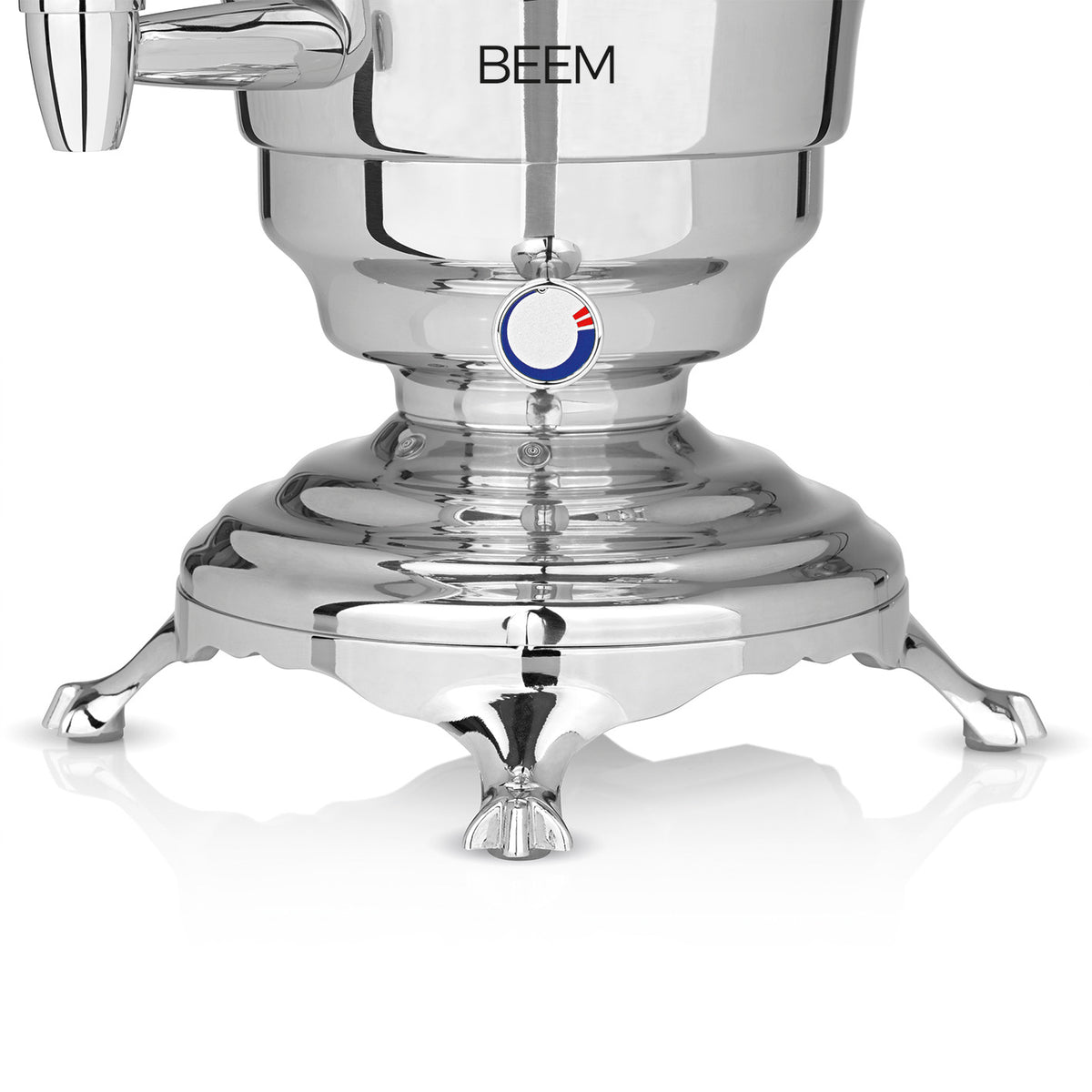 SAMOWAR Odessa- 3 - 1800 W - Edelstahl aus hochwertigem Edelstahl mit 3 l Wasserbehälter und stufenlosem Thermostat.