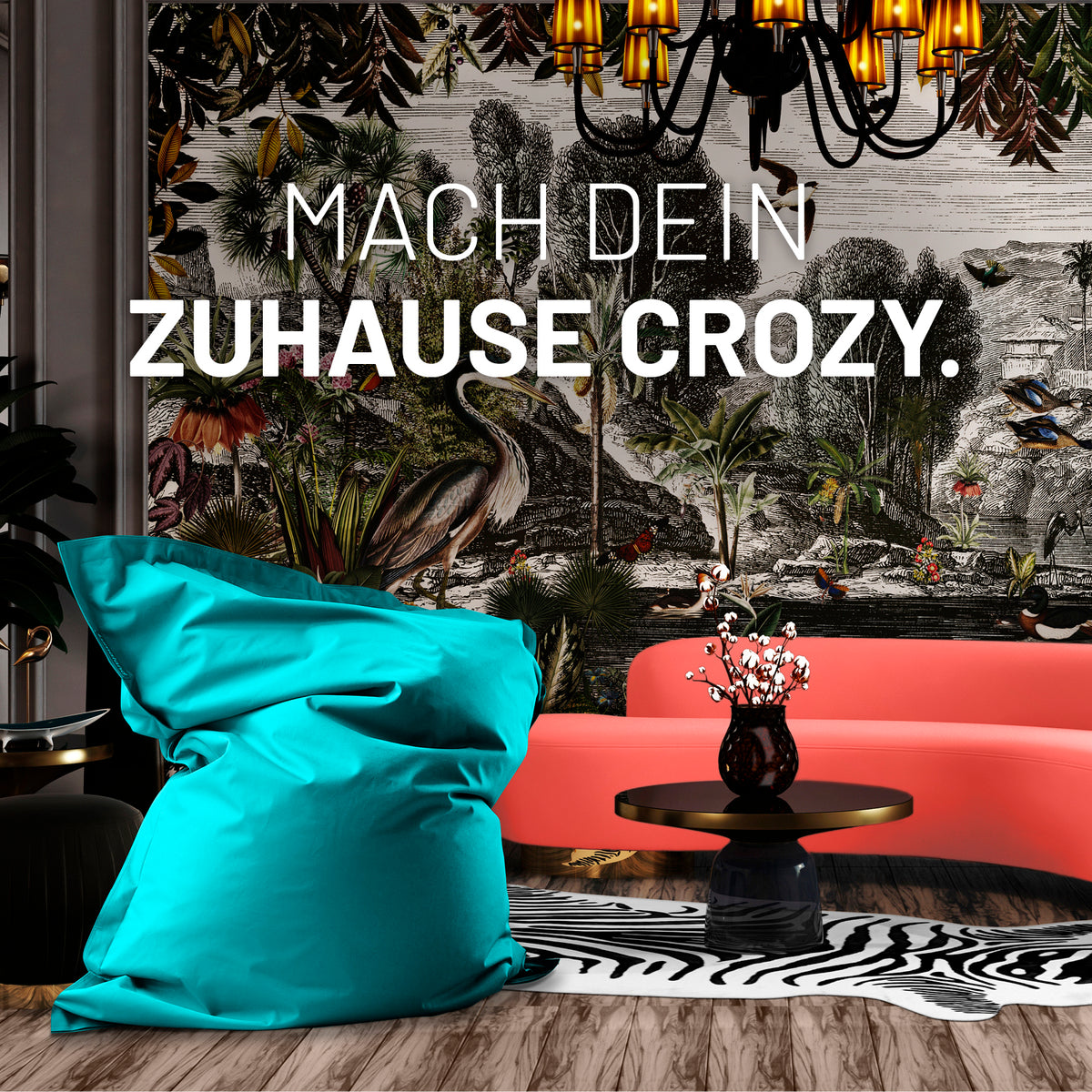 Sitzsack Classic XXL (380 L) in Aquamarin, modern, indoor & outdoor, pflegeleicht, mit verstecktem Reißverschluss und robusten Nähten.