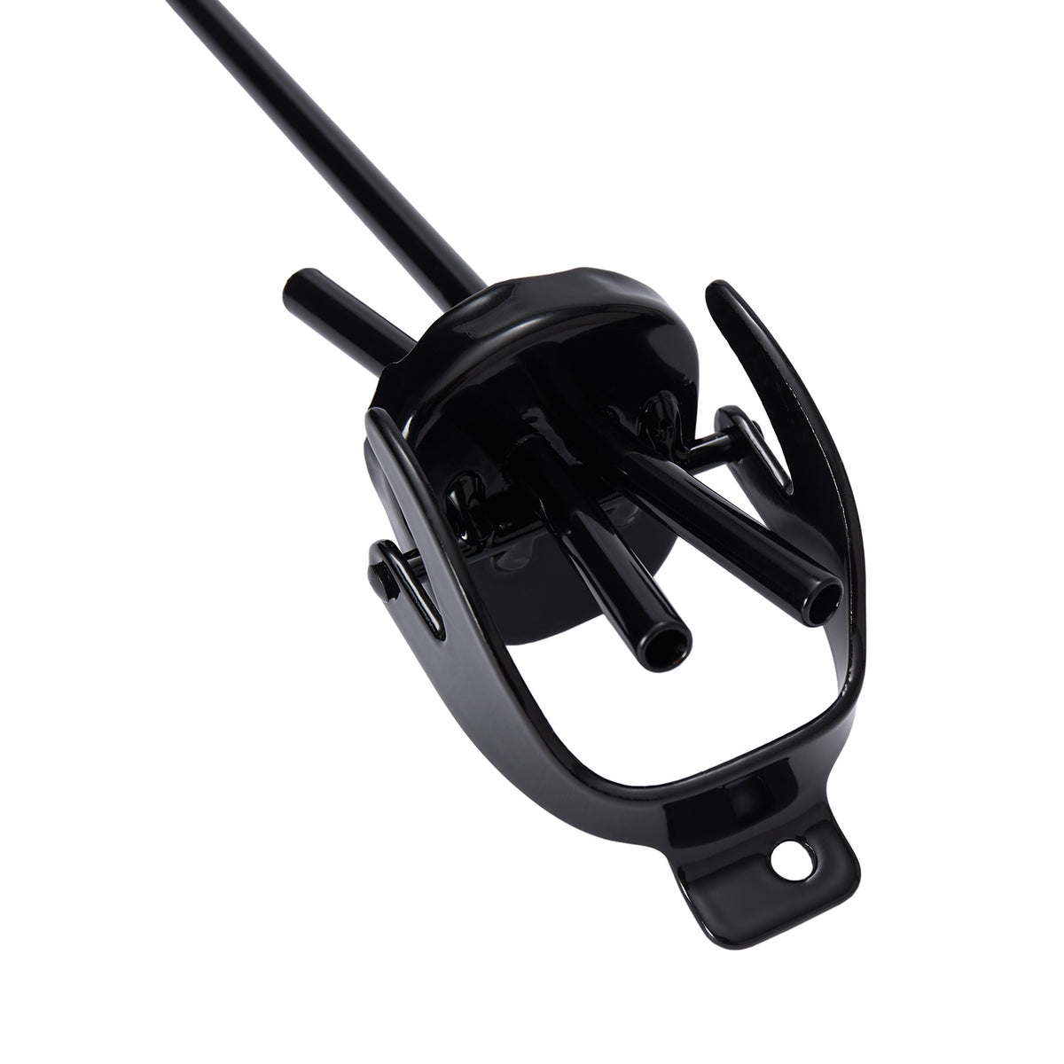 Adapter mit 2 Ansaugöffnung für Kraftstoffkanister Metall - unisize - schwarz, geeignet für Diesel, Benzin, Öl, 42 cm lang.