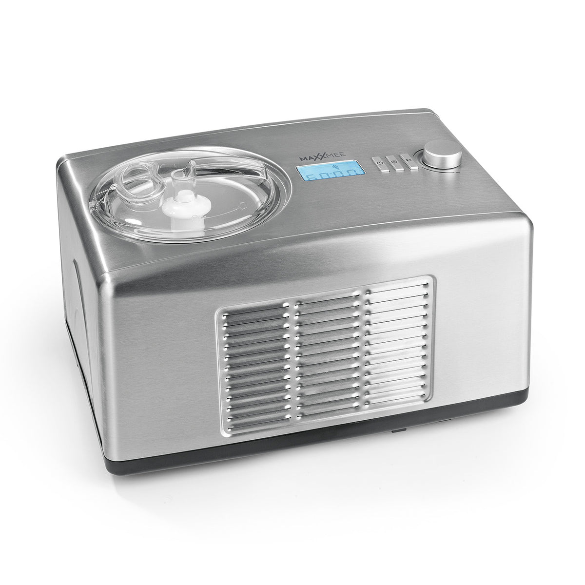 Eismaschine - Zubereitung bis zu 1,5 l Milcheis und Fruchteis, Edelstahl, Kompressor und LCD-Display für schnelle Eis-Herstellung.