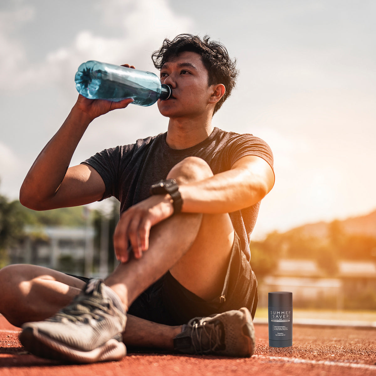 Kosmetikum - Anti-Wundreib-Stick - Sport - 2er-Set (je 25 g) schützt Haut beim Sport mit Minzduft, ideal für Oberschenkel, Gesäß und Füße.