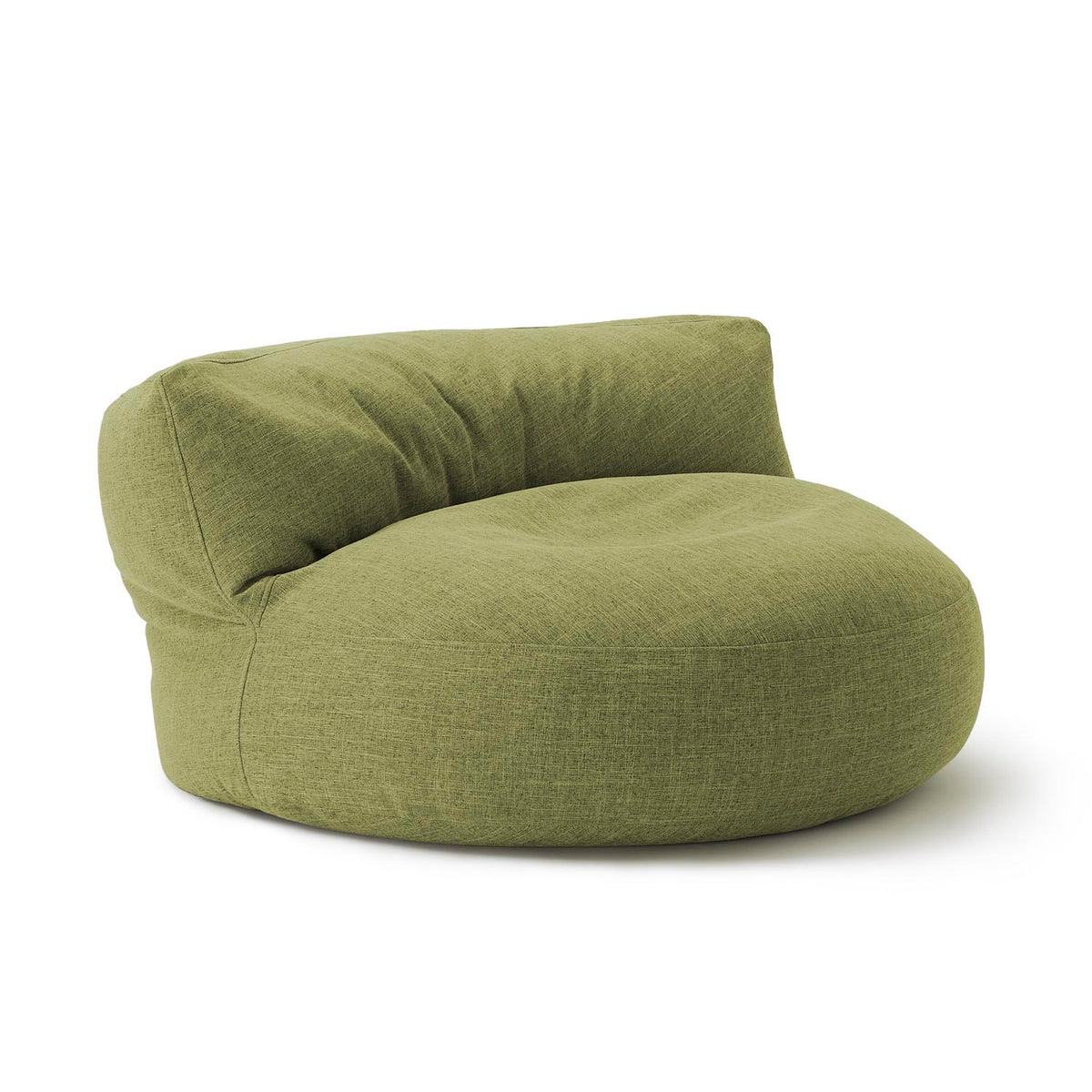 Interior Line Sitzsack-Lounge (320 L) in Lime, weicher Sitzsack mit leinenartigem Material für gemütliche Chill-Out-Bereiche indoor.