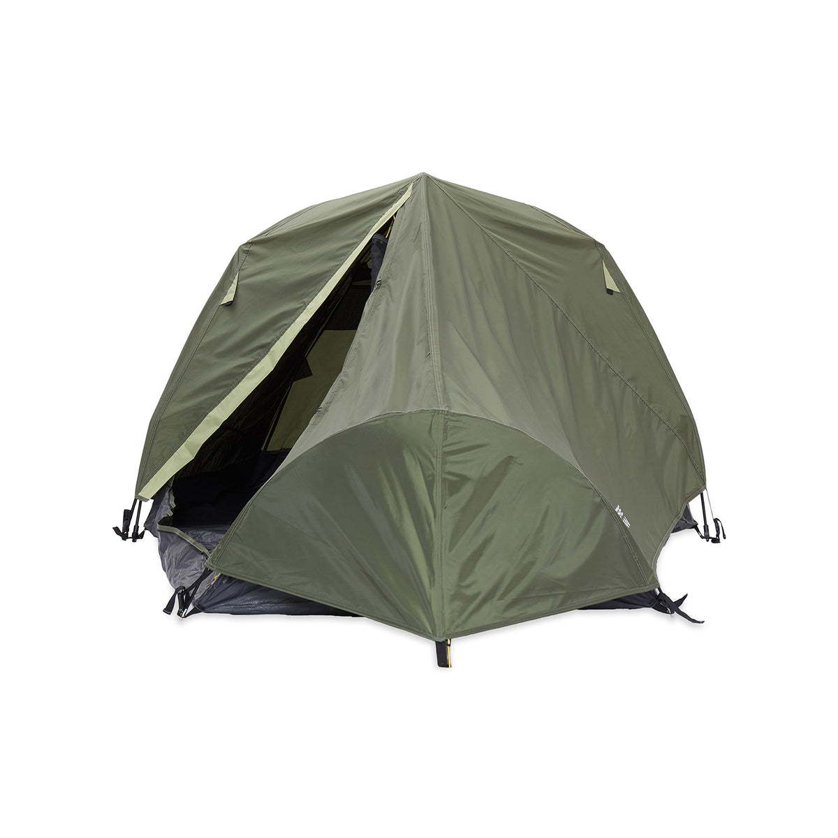 2-Personen-Kompakt-Zelt - Pop Up Wurfzelt Trekkingzelt grün, ultraleicht, kompakt, schnelles Aufbauen, bodennahe Schutzwanne