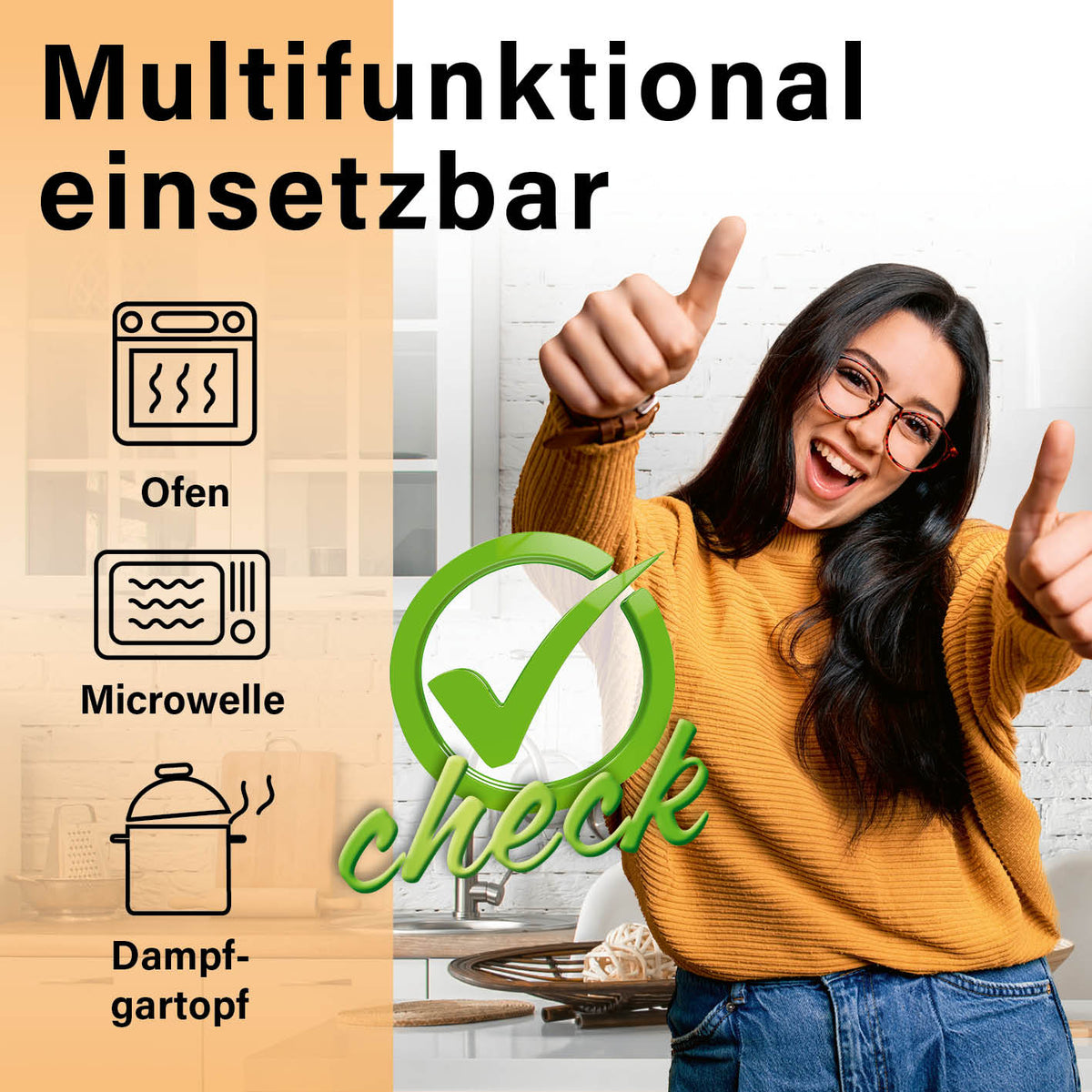 Backpapierschalen für Heißluftfritteusen (5–8 l) - 100 Stück für Ofen Mikrowelle und Dampfgarer