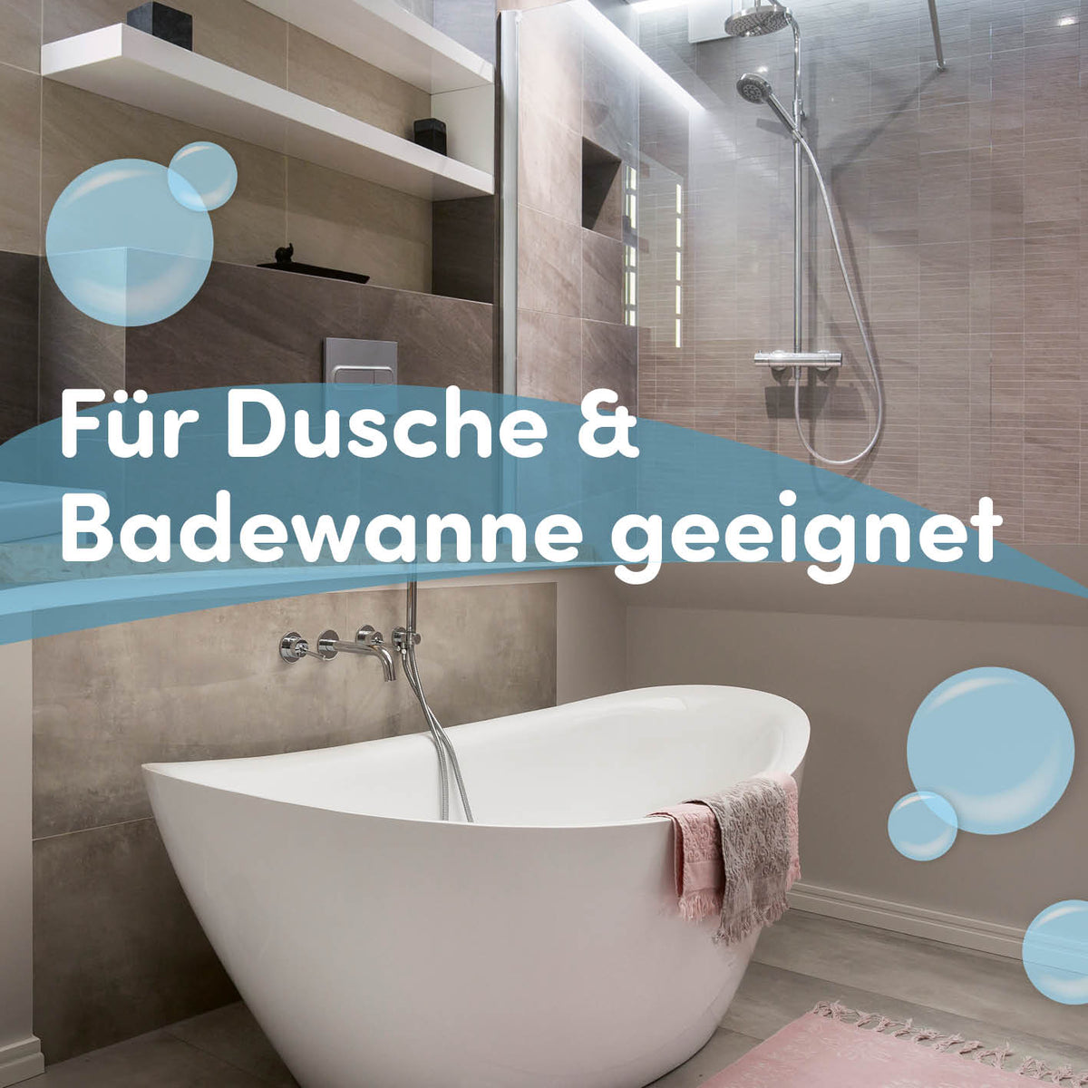 Kinderdusche Feuerwehr – kinderfreundliche Duscharmatur für Dusche und Badewanne, einfache Montage ohne Bohren, spielerisch duschen lernen.