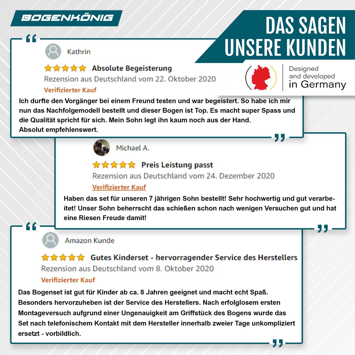 Bogenset mit 5 Pfeilen - ideal für Kinder ab 7 J. mit Kundenbewertungen