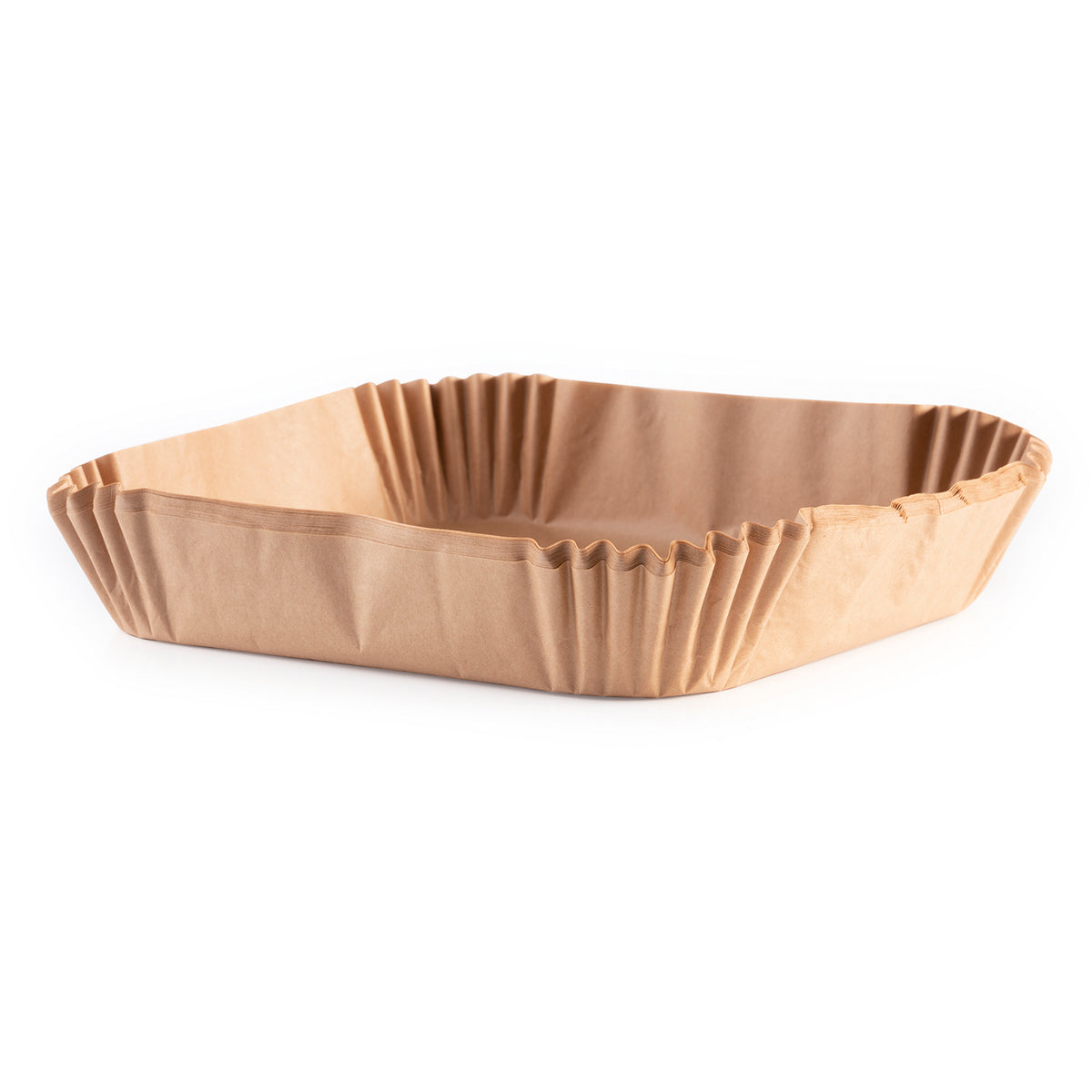 Backpapier-Schalen für Heißluft-Fritteusen - 100 Stück - 23 x 23 x 4,5 cm