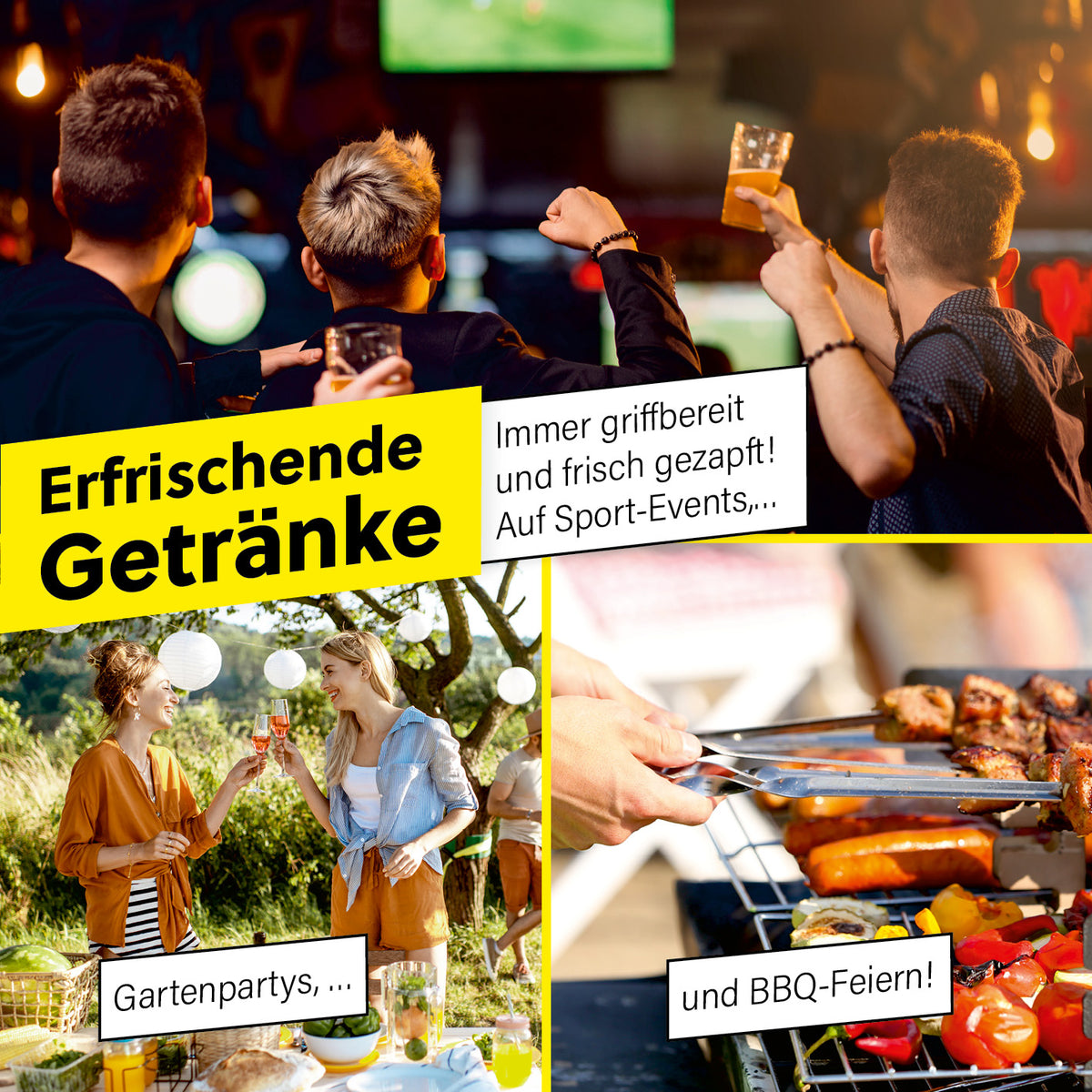 Trinksäule - 3 Liter in Galeriebild 6, quadratisch 1417x1417, ideal für Sportevents, Gartenpartys und BBQ-Feiern.