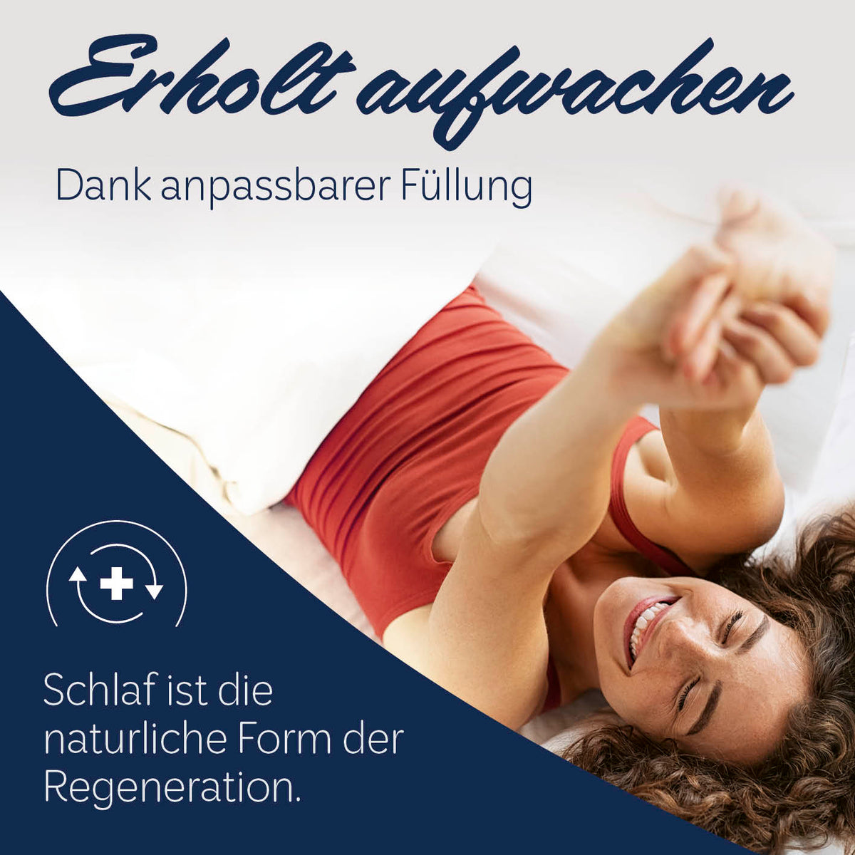 Microfaser Kopfkissen gesteppt - 80 x 80 cm - 2er-Set mit anpassbarer, formstabiler Füllung für erholsamen Schlaf.