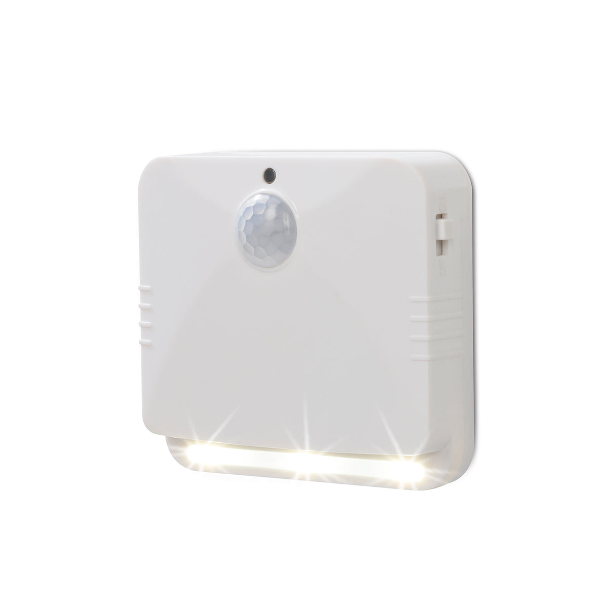 LED-Sensorlicht - eckig - Mit Bewegungsmelder - 2er-Set - weiß mit leuchtender Unterseite