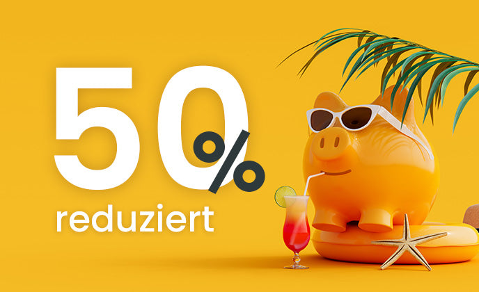 50% reduziert