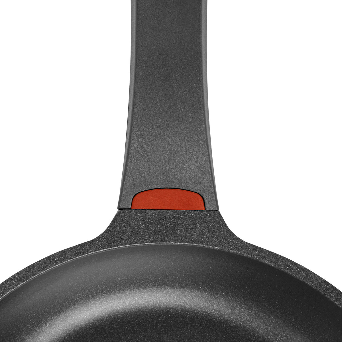Aluguss-Stielkasserolle 18 cm - Midnight Edition mit ergonomischem Griff und N8WERK Heat Indicator für präzises Kochen.