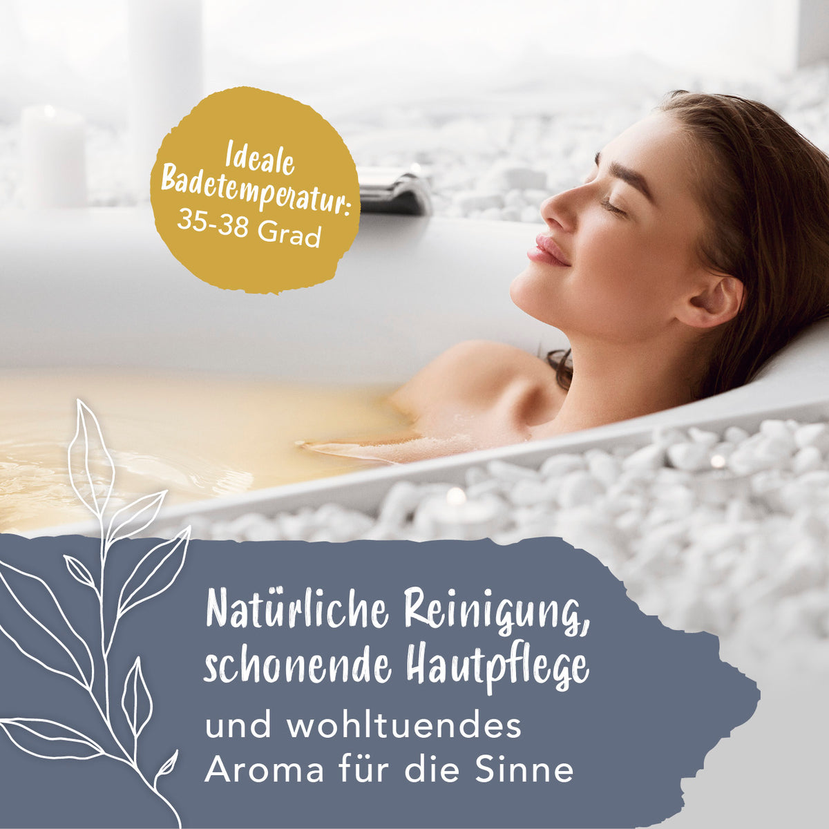 Basisches Kräuterbad mit ätherischen Ölen - 6er-Set, natürliche Reinigung, schonende Hautpflege und wohltuendes Aroma für Entspannung und Erkältungszeit.