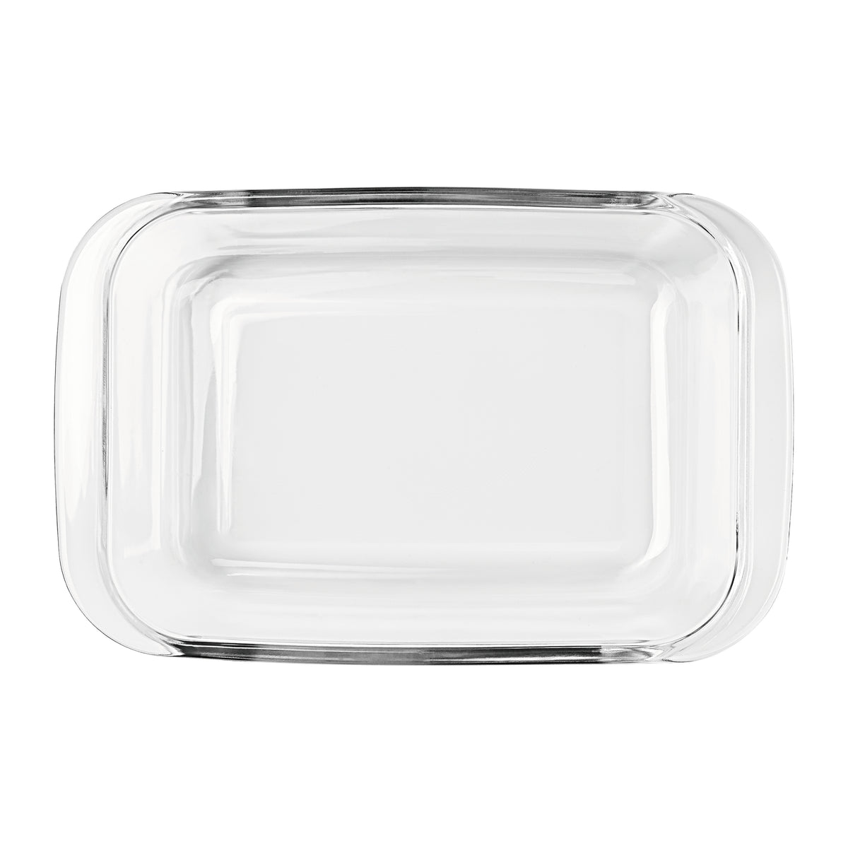 Glas-Auflaufform für Heißluftfritteuse & Backofen - 23 x 15 x 4,5 cm - 800 ml aus robustem Borosilikatglas, hitzebeständig und spülmaschinengeeignet.