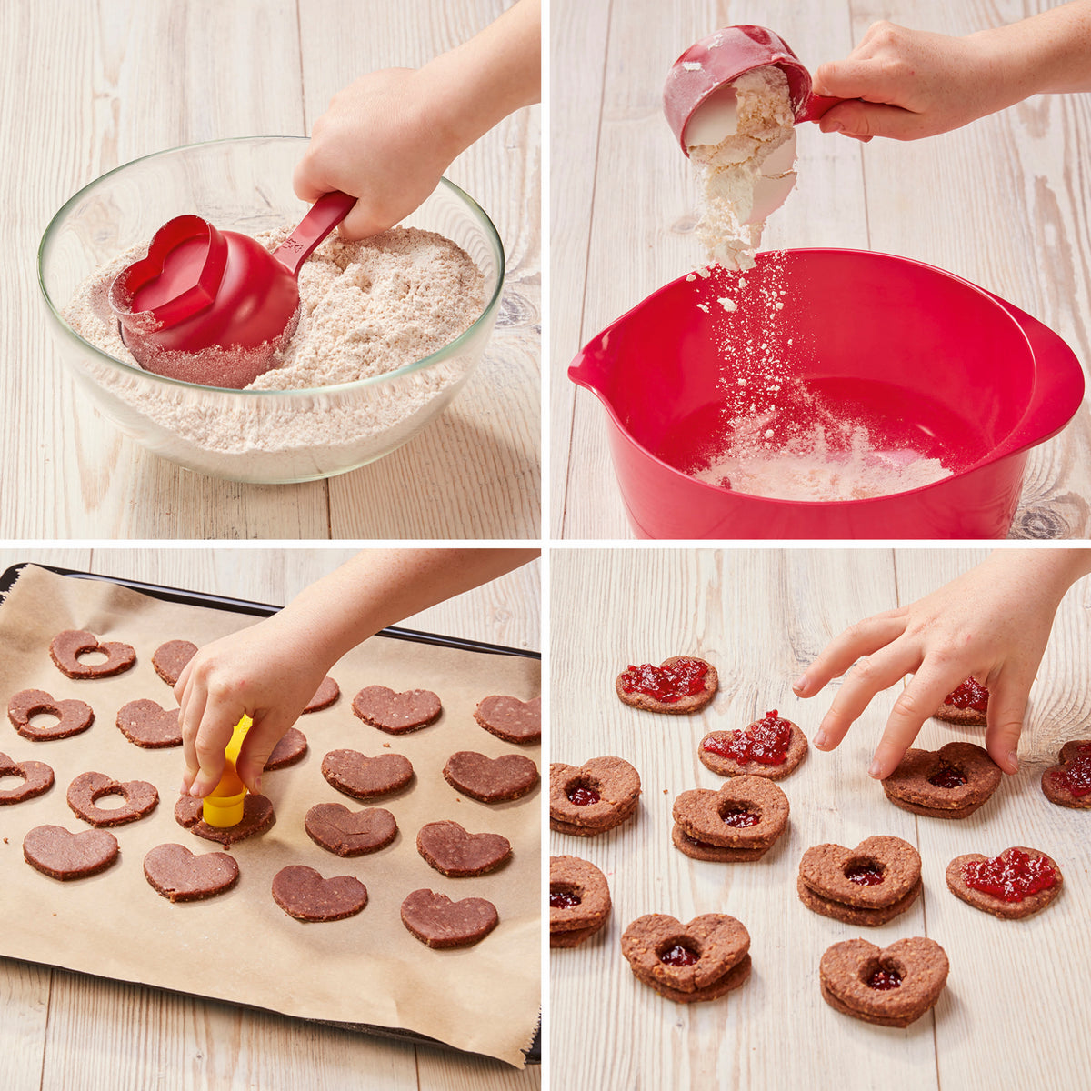 Rezeptbuch (Ergänzungsexemplar ohne Messbecher) Band 3 zeigt kinderleichtes Backen von Plätzchen, Keksen und Cookies Schritt für Schritt.