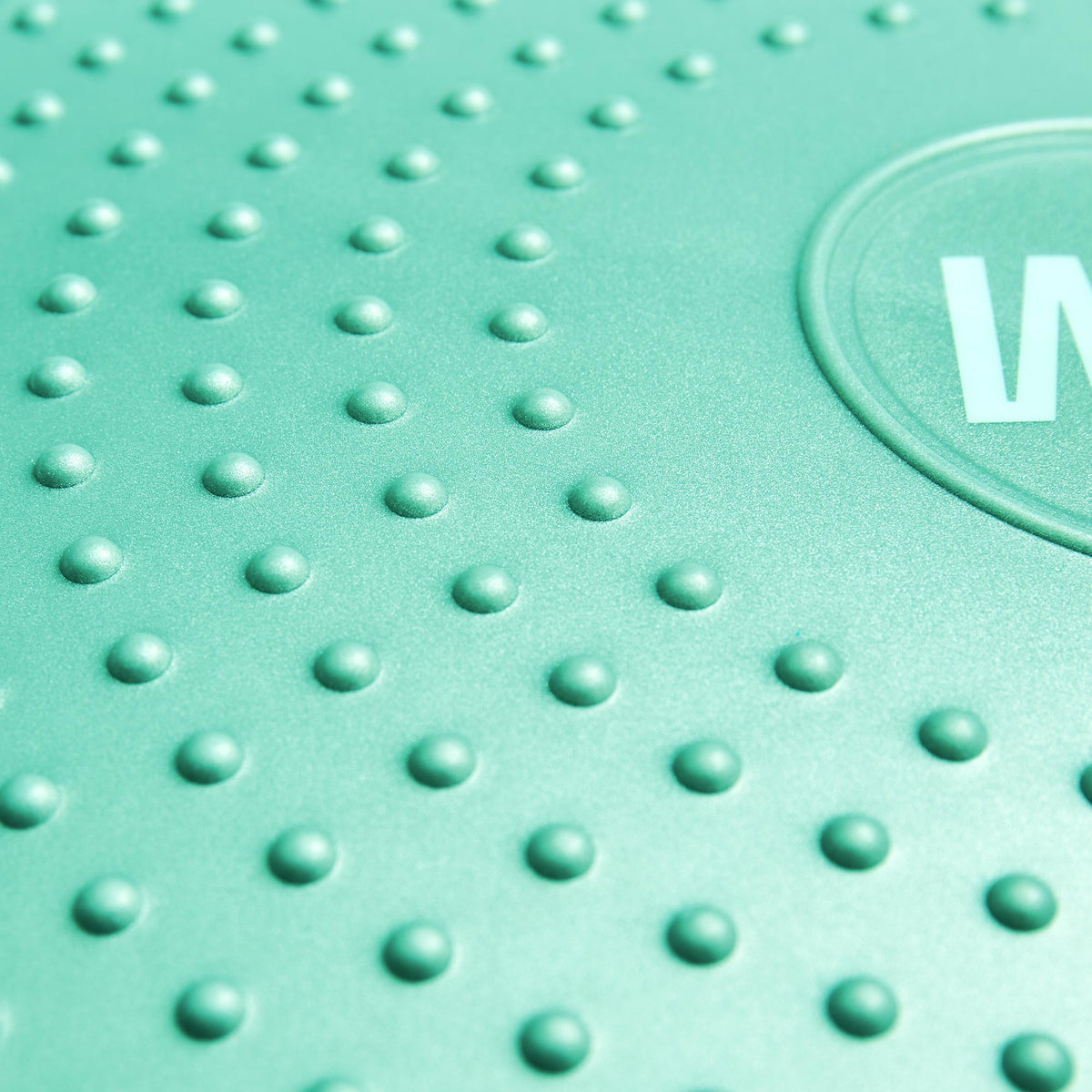 Ballsitzkissen "Blowup" - Inkl. Pumpe - Ø 33 cm - Türkis mit Noppenstruktur für ergonomisches Sitzen und Massageeffekt.