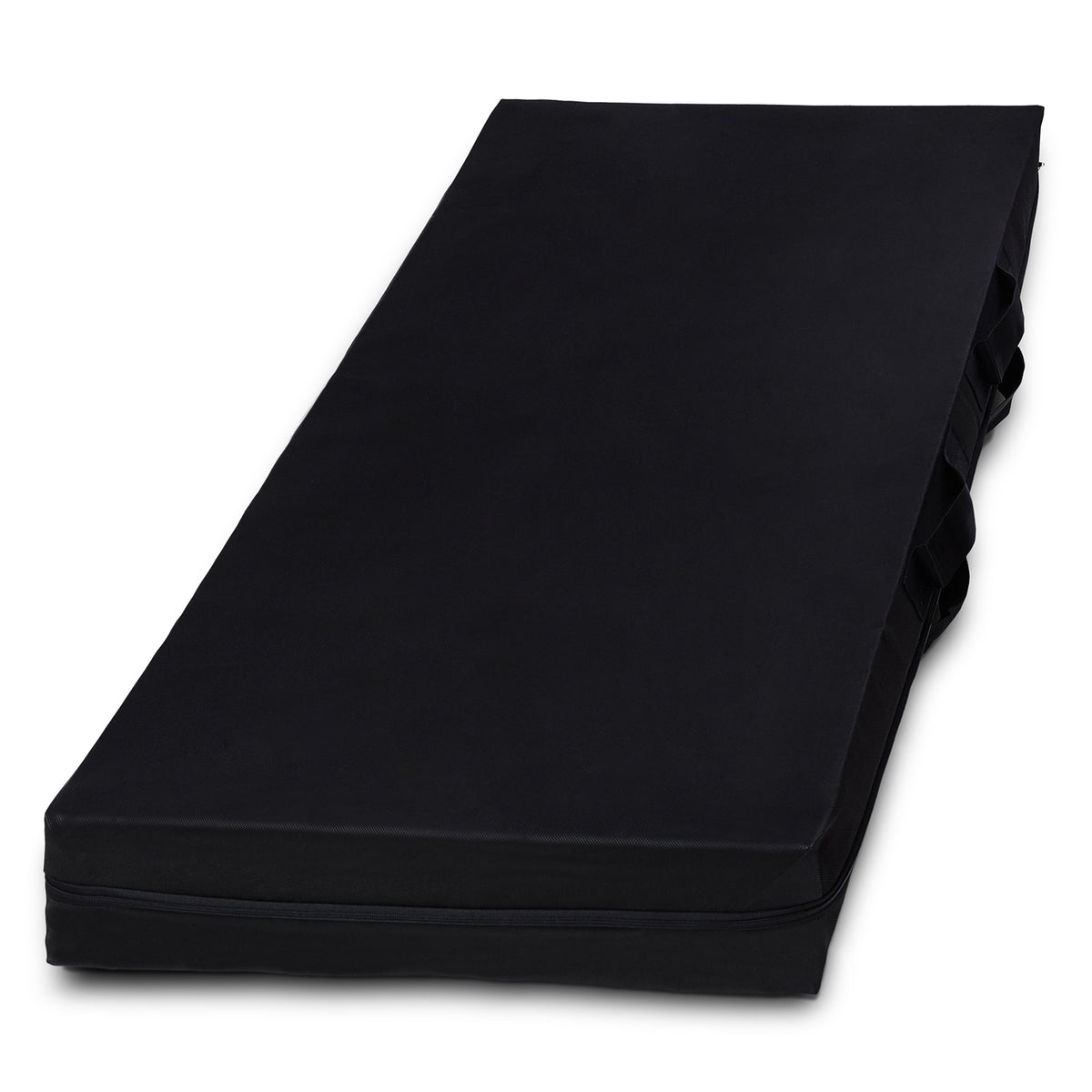 Matratzen-Aufbewahrungstasche - 160 x 200 x 25 cm - Schwarz, strapazierfähige, atmungsaktive Tasche mit Reißverschluss und Tragegriff.